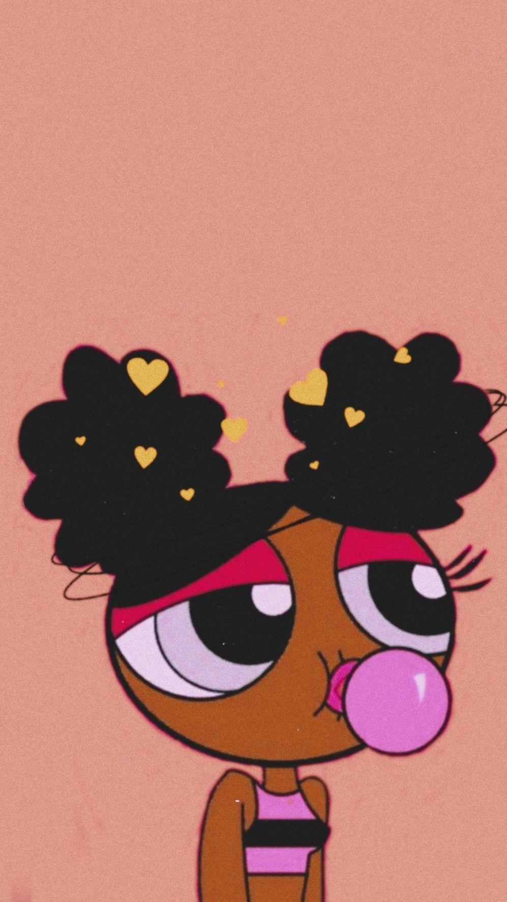 Black Girl Aesthetic Powerpuff Girls Buttercup, powerpuff girl