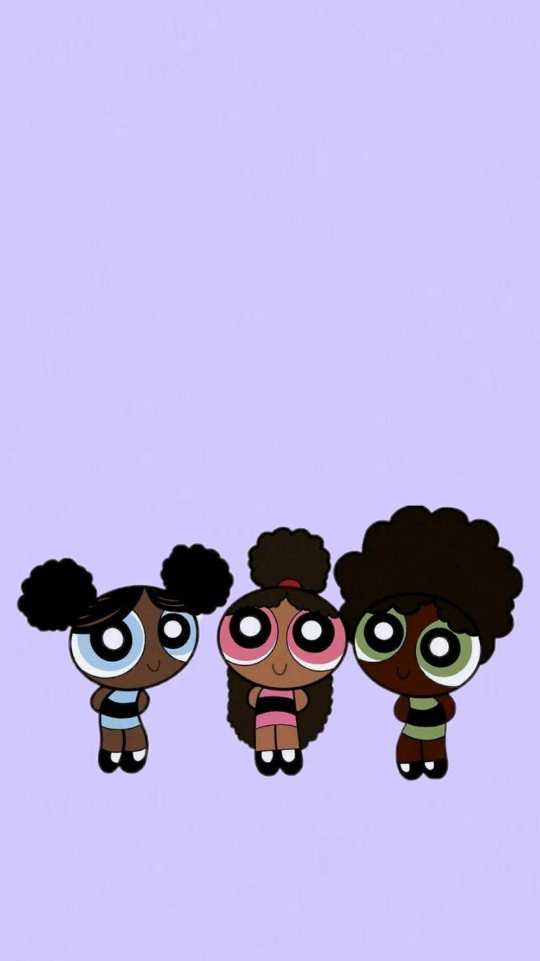 1080x1919 Black Powerpuffgirls Wallpaper Lavender Background. Cartoon wallpaper iphone, Powerpuff girls wallpaper, Cute tumblr wallpaper