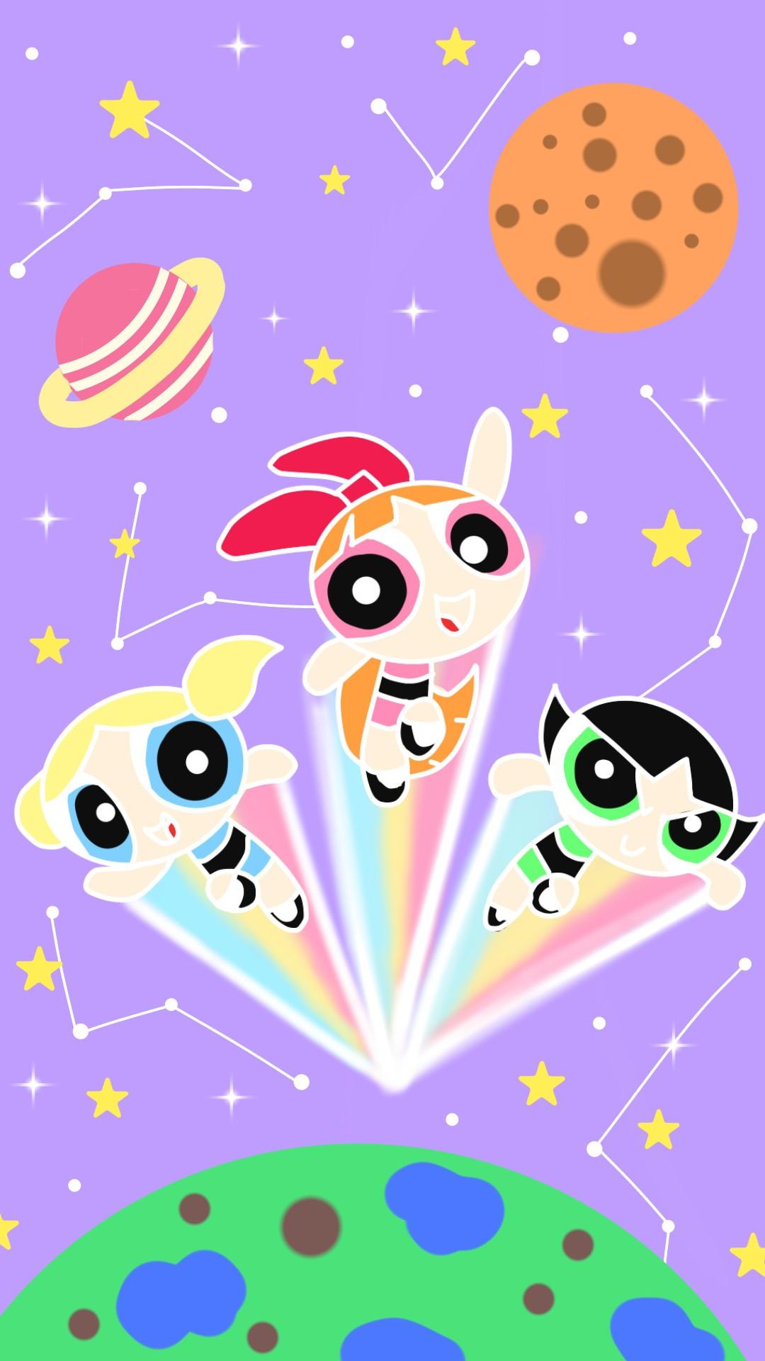 1080x1920 Powerpuff Girls Wallpaper