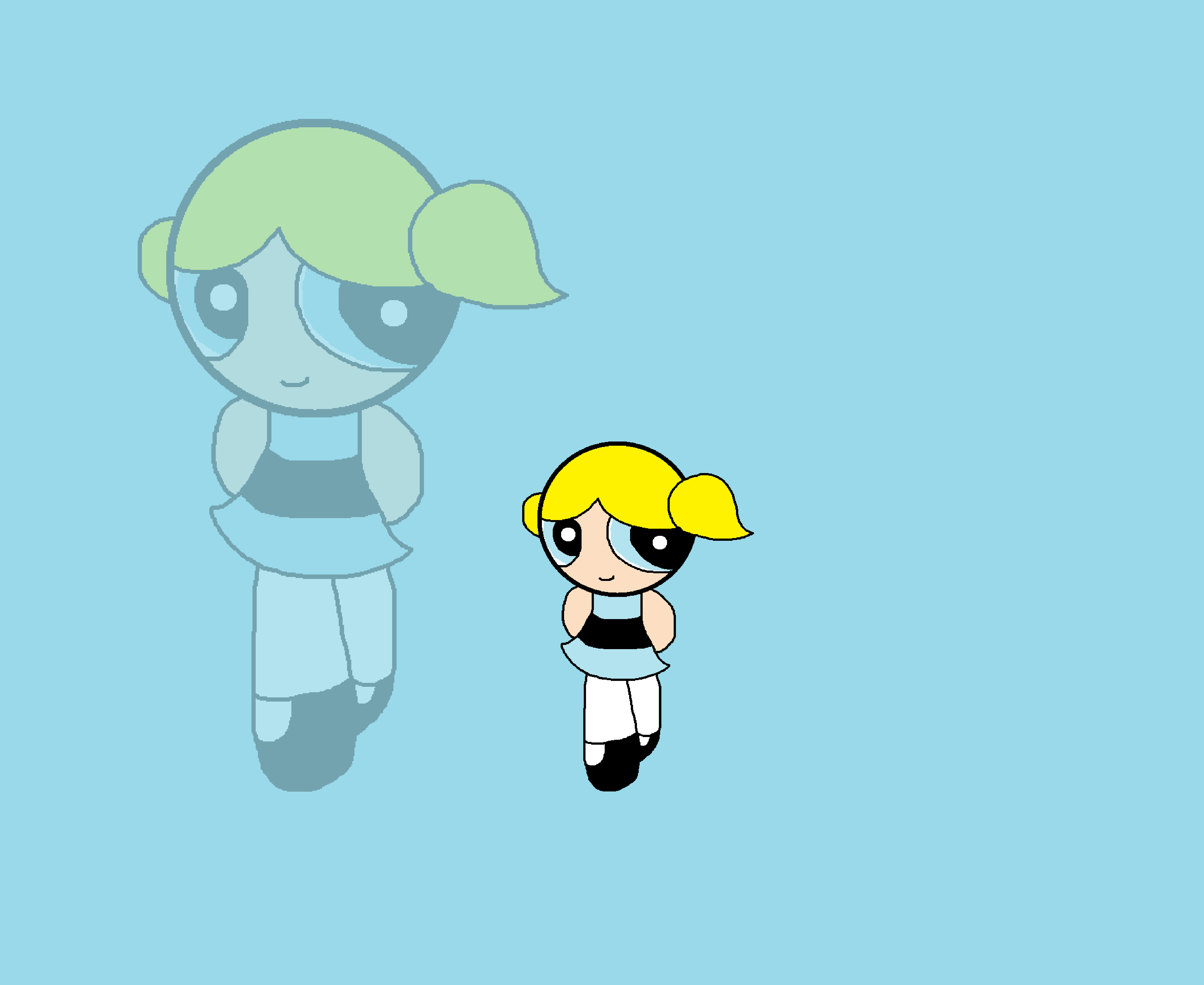 4888x4000 Powerpuff Girls Aesthetic Wallpaper