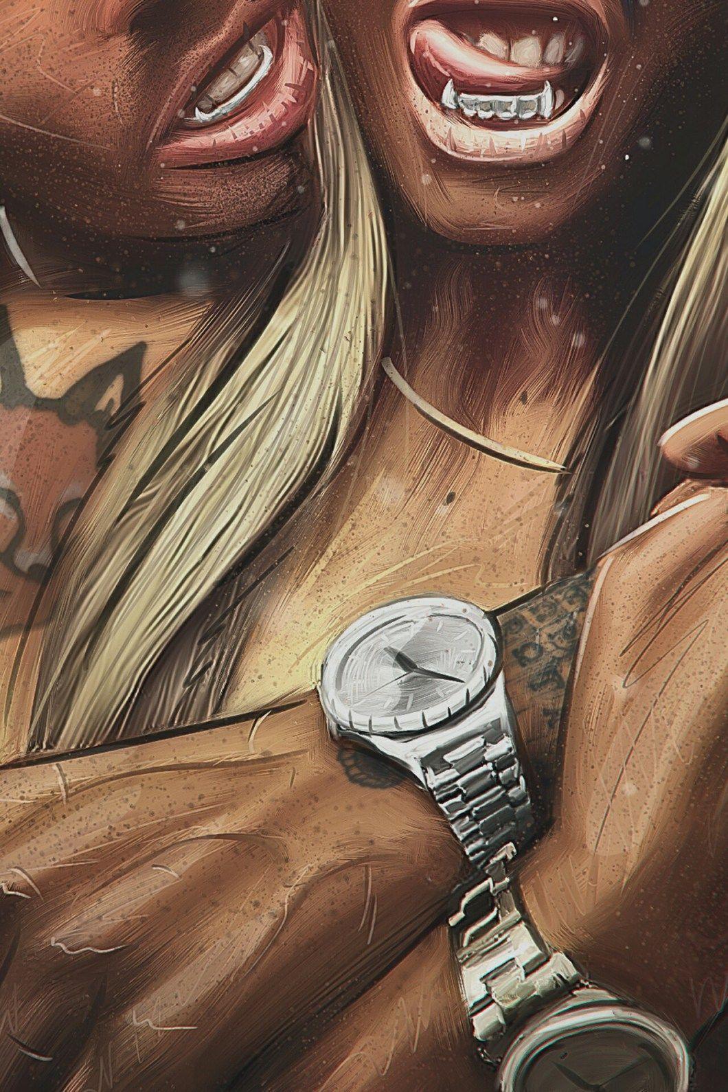 1060x1590 dope girl wallpaper