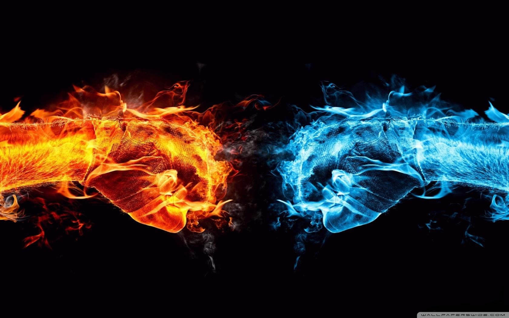 1680x1050 Blue And Red Fire Ultra HD Desktop Background Wallpaper for 4K UHD TV : Widescreen & UltraWide Desktop & Laptop : Tablet