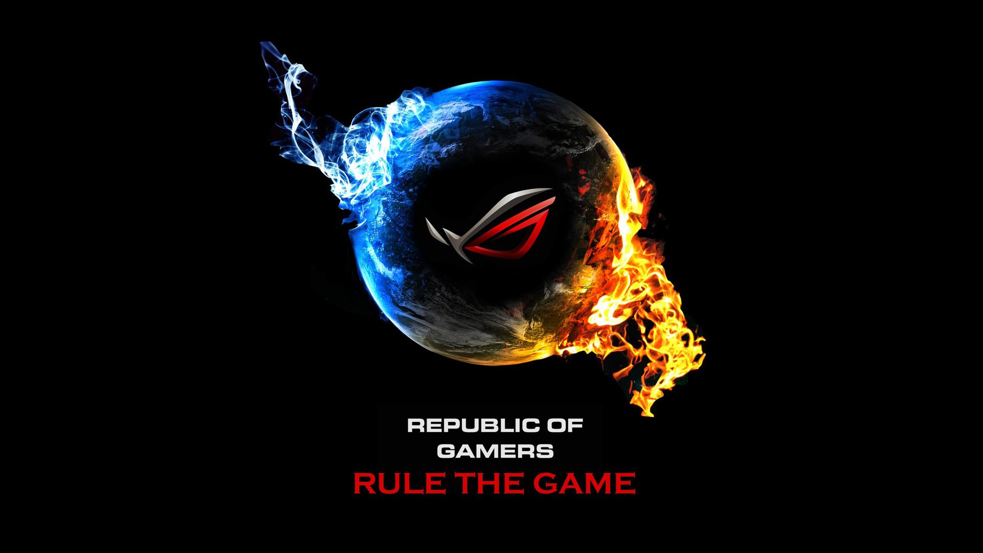 1920x1080 Free download asus rog republic of gamers blue and red flame earth logo 1920x1080 [1920x1080] for your Desktop, Mobile & Tablet. Explore ASUS ROG HD Wallpaper. ASUS ROG Wallpaper