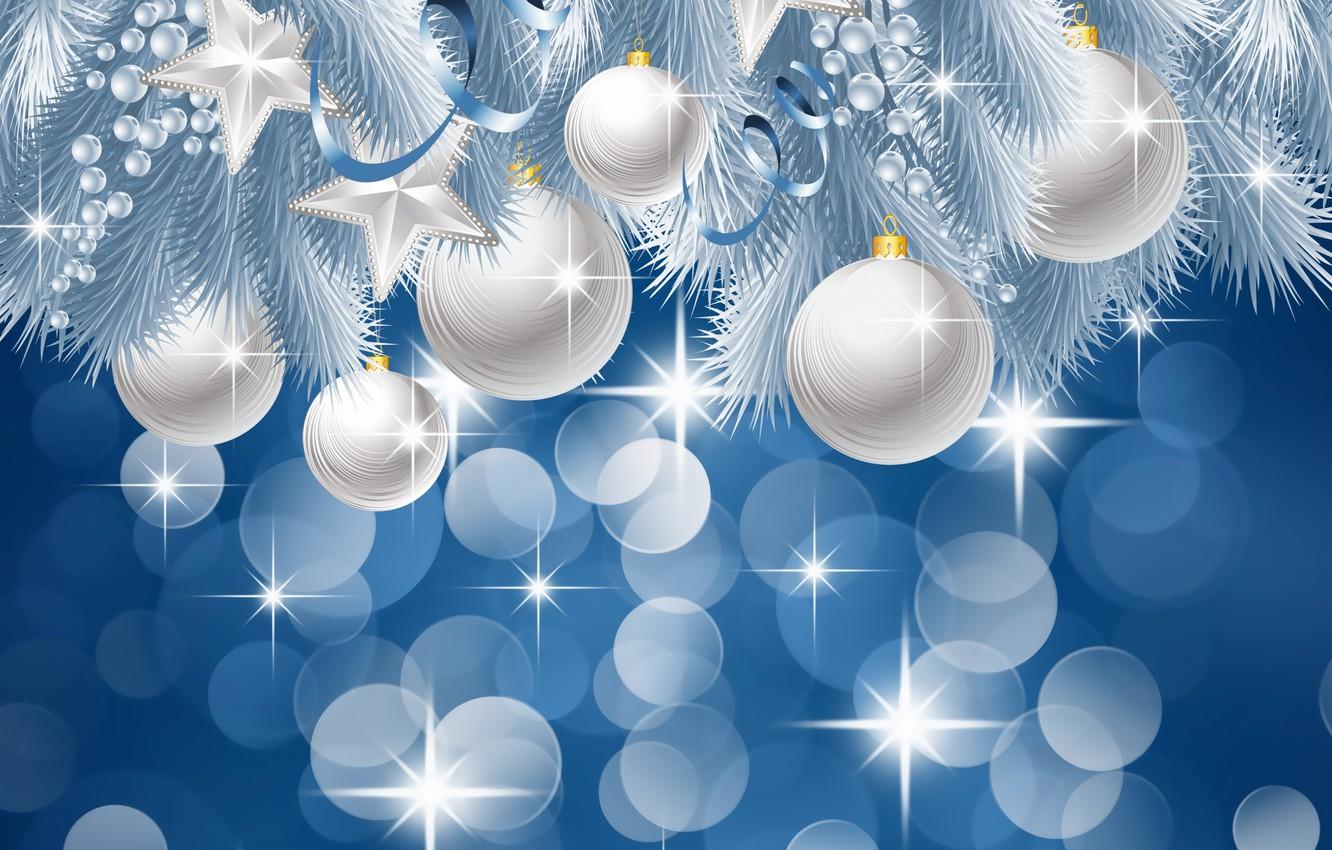 1332x850 Wallpaper balls, holiday, balls, toys, new year, spruce, vector, the scenery, happy new year, christmas decoration, Christmas Wallpaper, christmas color, holiday wallpaper image for desktop, section новый год
