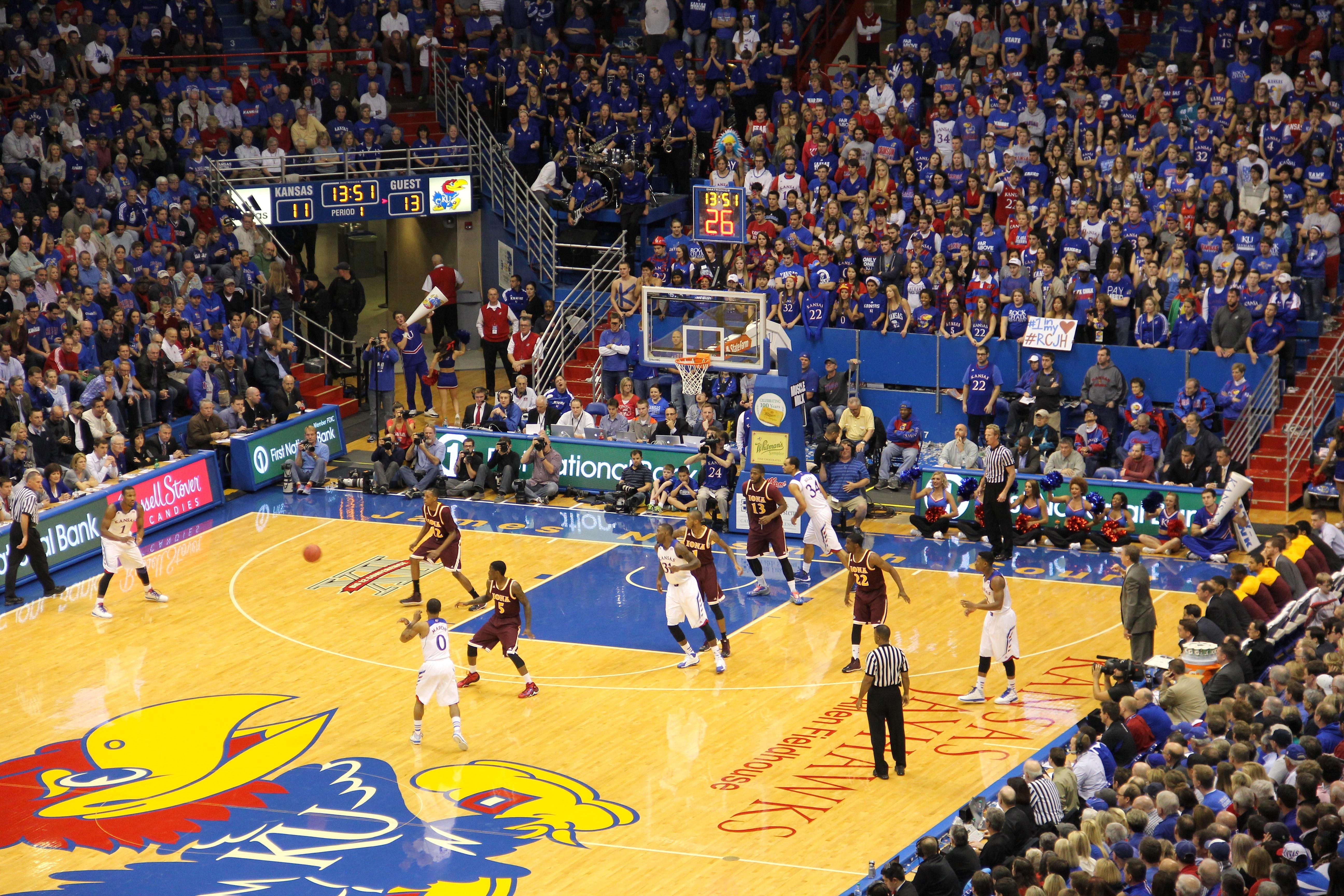 5184x3456 Photos From Ku Basketball Bench At Allen Fieldhouse