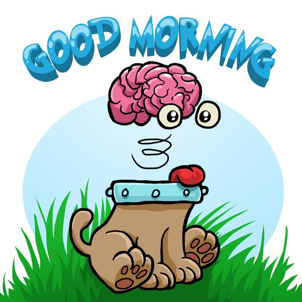 1024x1024 Brain Dog Morning wallpaper