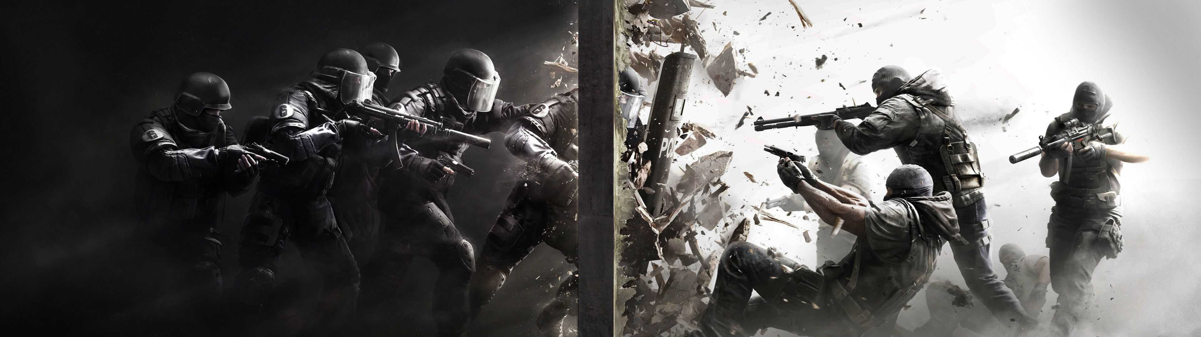 3840x1080 Tom Clancy Rainbow Six Siege Dual Monitor Wallpaper