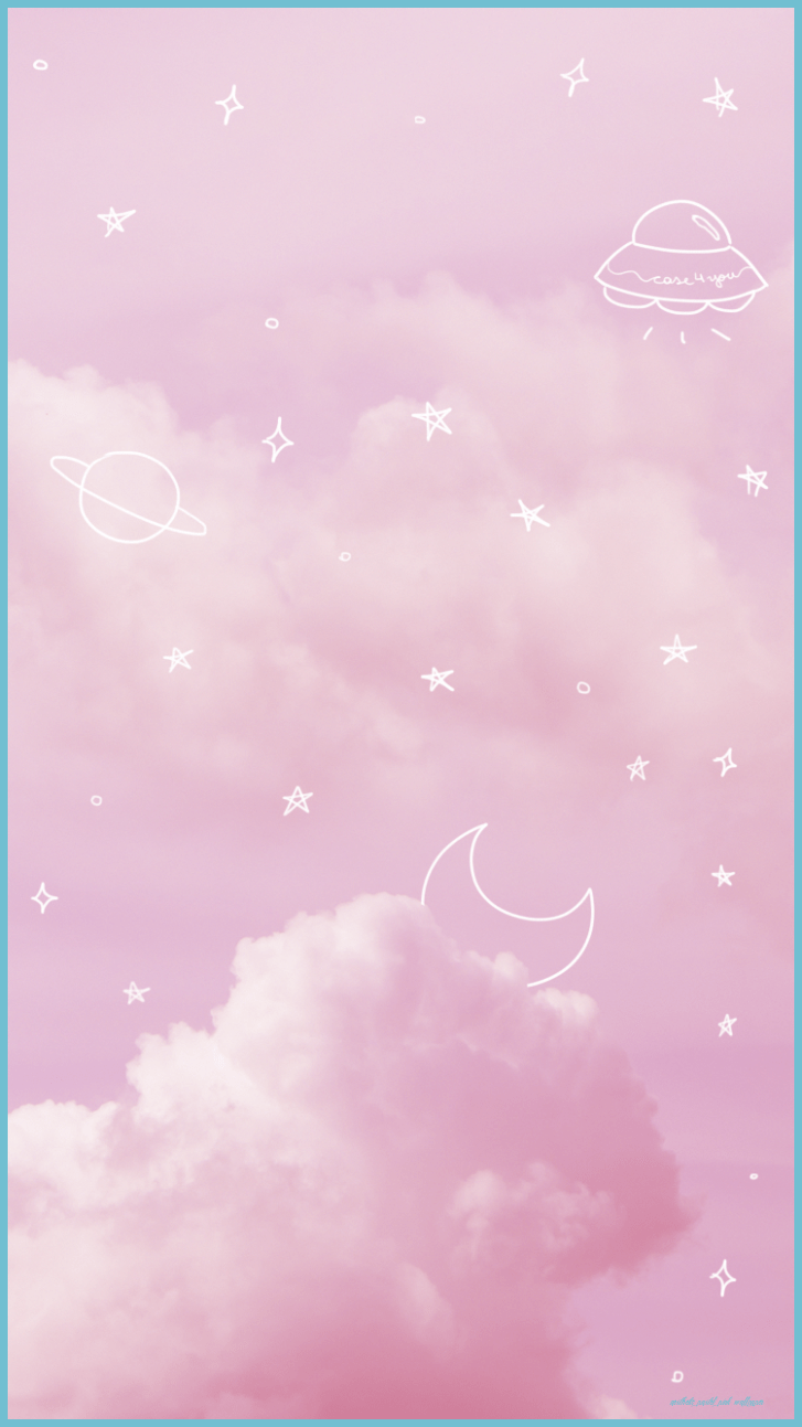 727x1293 Wallpaper Pink Sky By Case9You ♥ #Pink #Sky #PinkSky #Space Pastel Pink Wallpaper