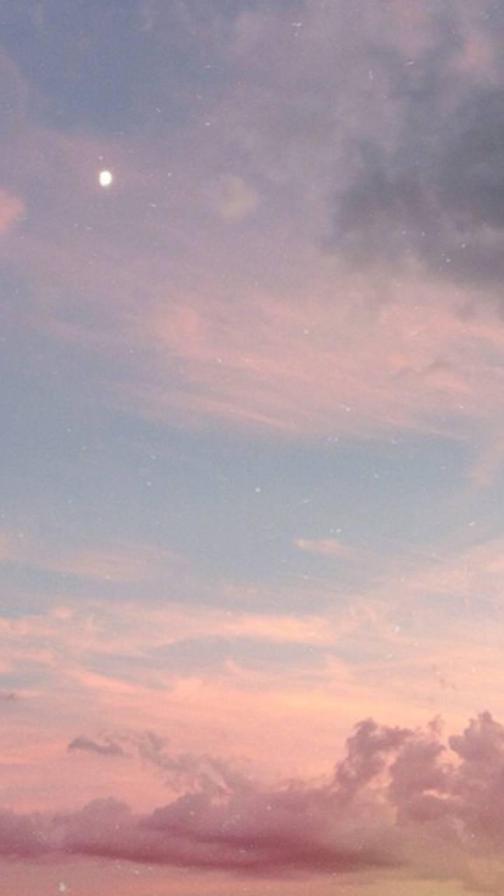720x1280 Aesthetic Pink And Blue Sky Wallpaper Wallpaper Portal