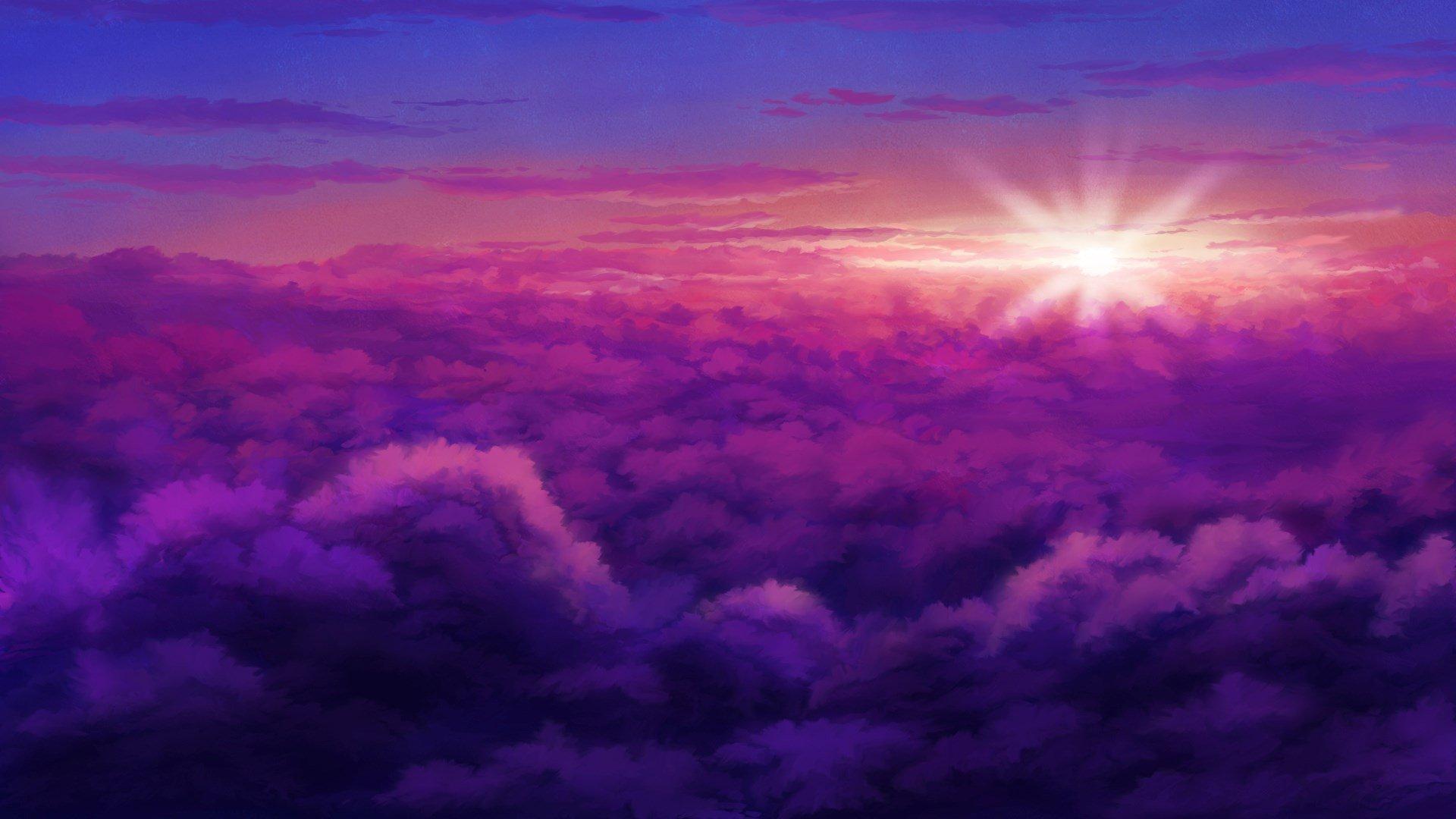 1920x1080 Pink Sky Wallpaper