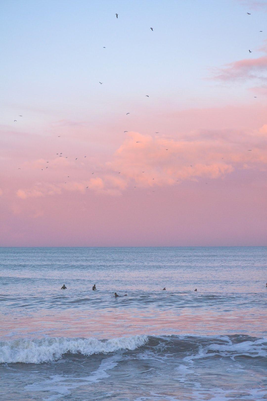 1080x1620 Ocean Tumblr Aesthetic Sky Wallpaper HD