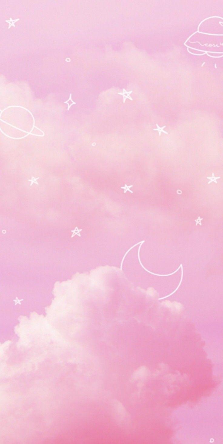 736x1461 Pink sky. Poster bunga, Wallpaper ponsel minion, Foto abstrak