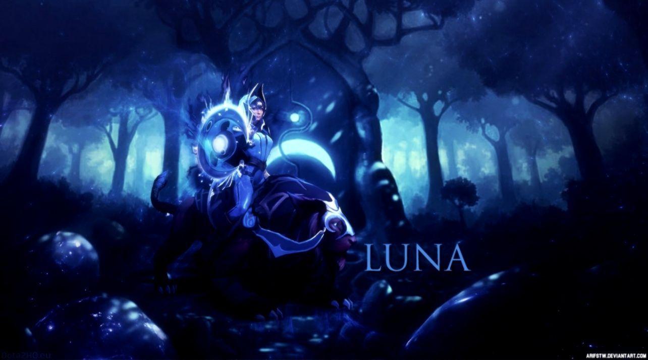 1284x714 Luna Dota 2 Wallpaper