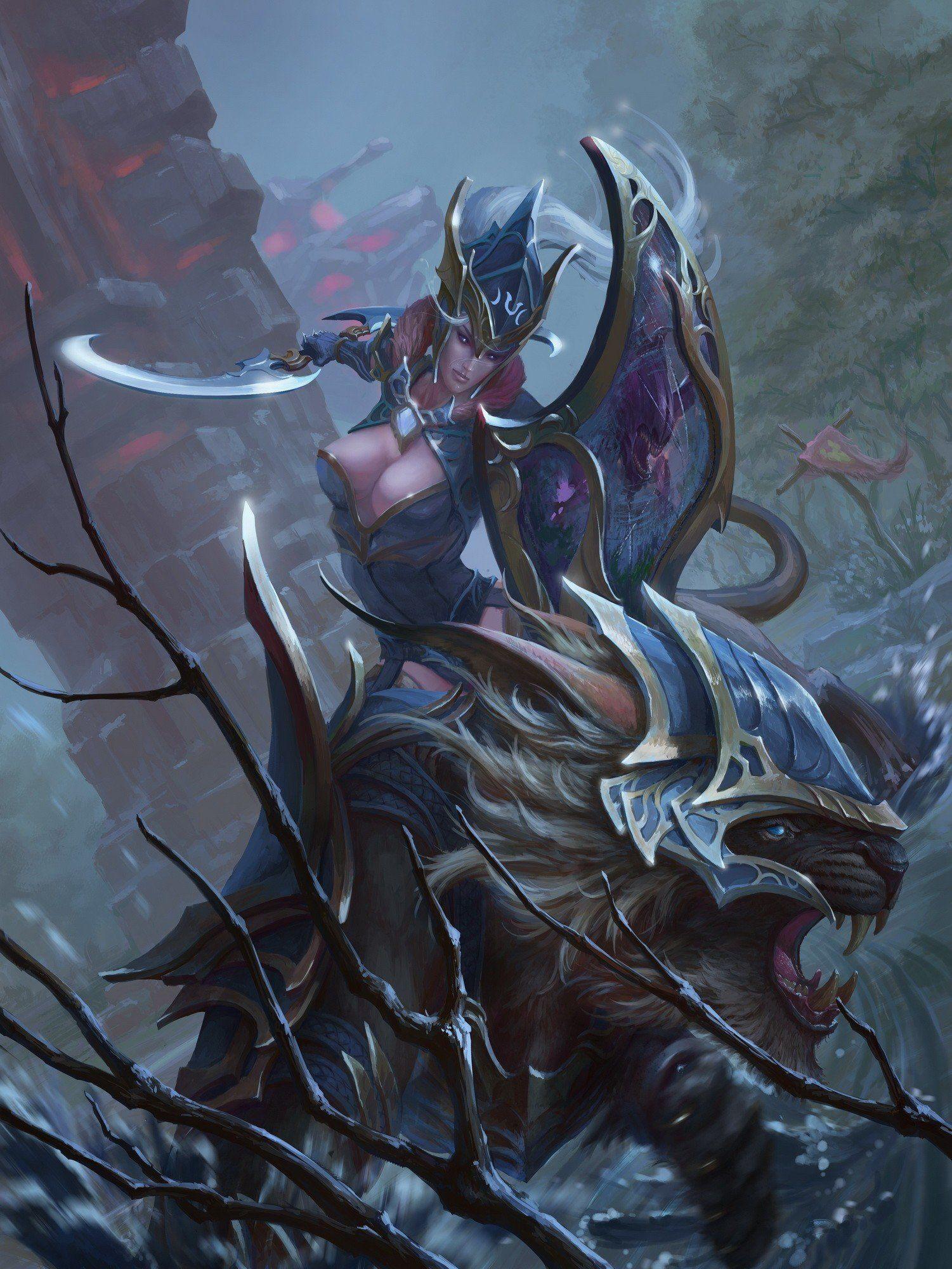 1501x2000 Luna Dota Wallpaper