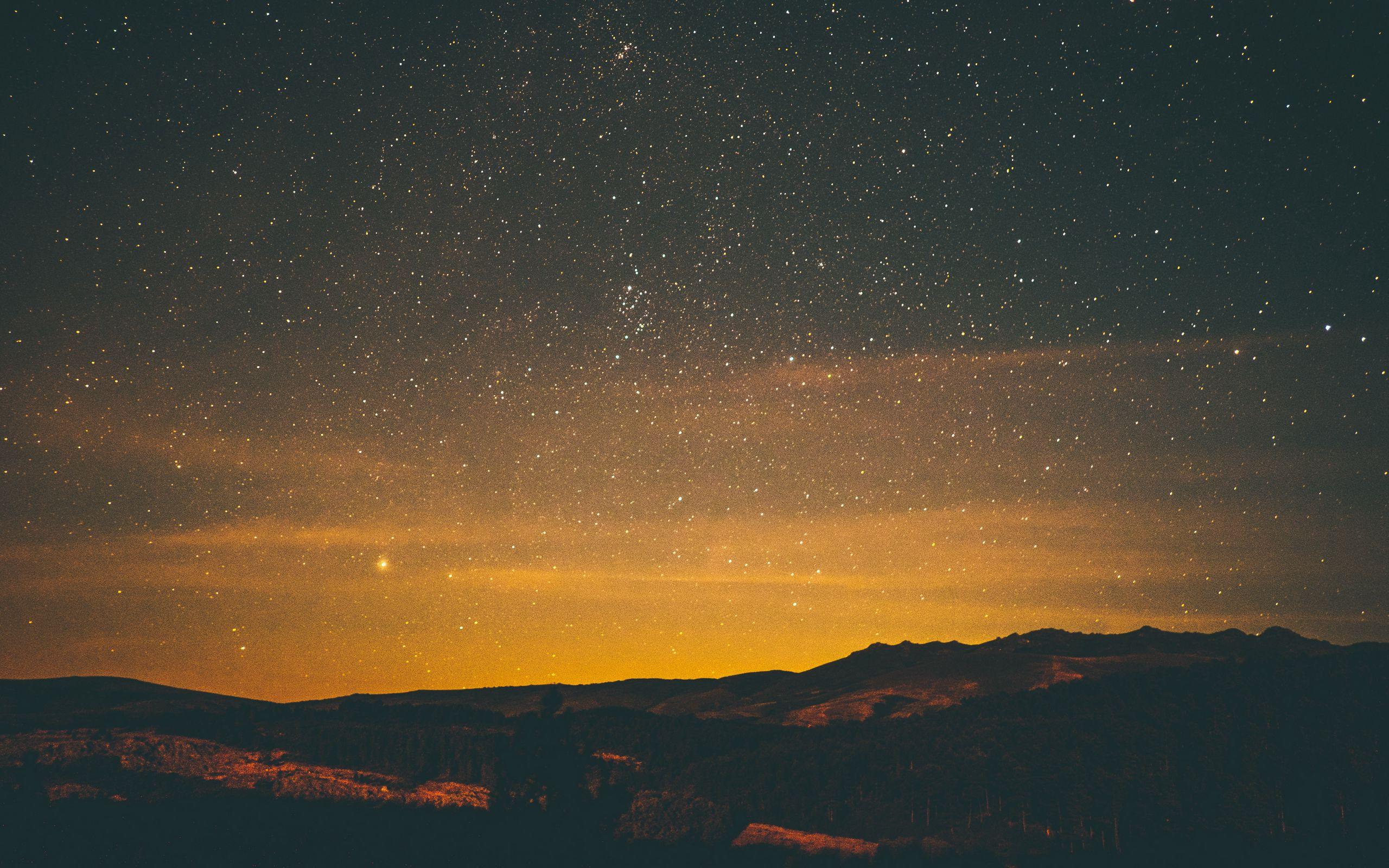 2560x1600 Download wallpaper 2560x1600 stars, night, sky widescreen 16:10 HD background