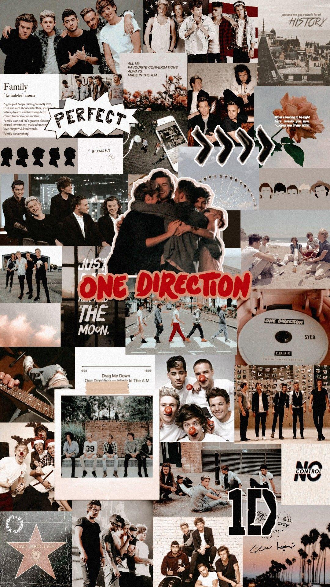 1080x1920 One Direction. One direction wallpaper, One direction collage, One direction lockscreen