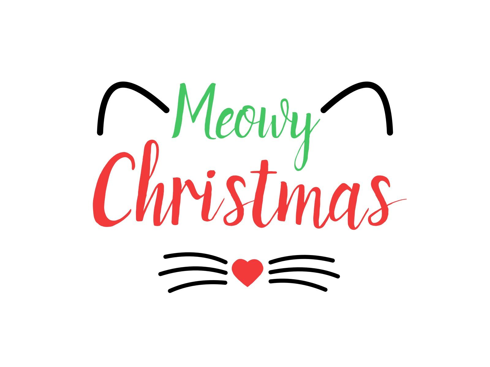 1600x1200 Meowy Christmas T Shirt By I Like Cats Very Much On Dribbble