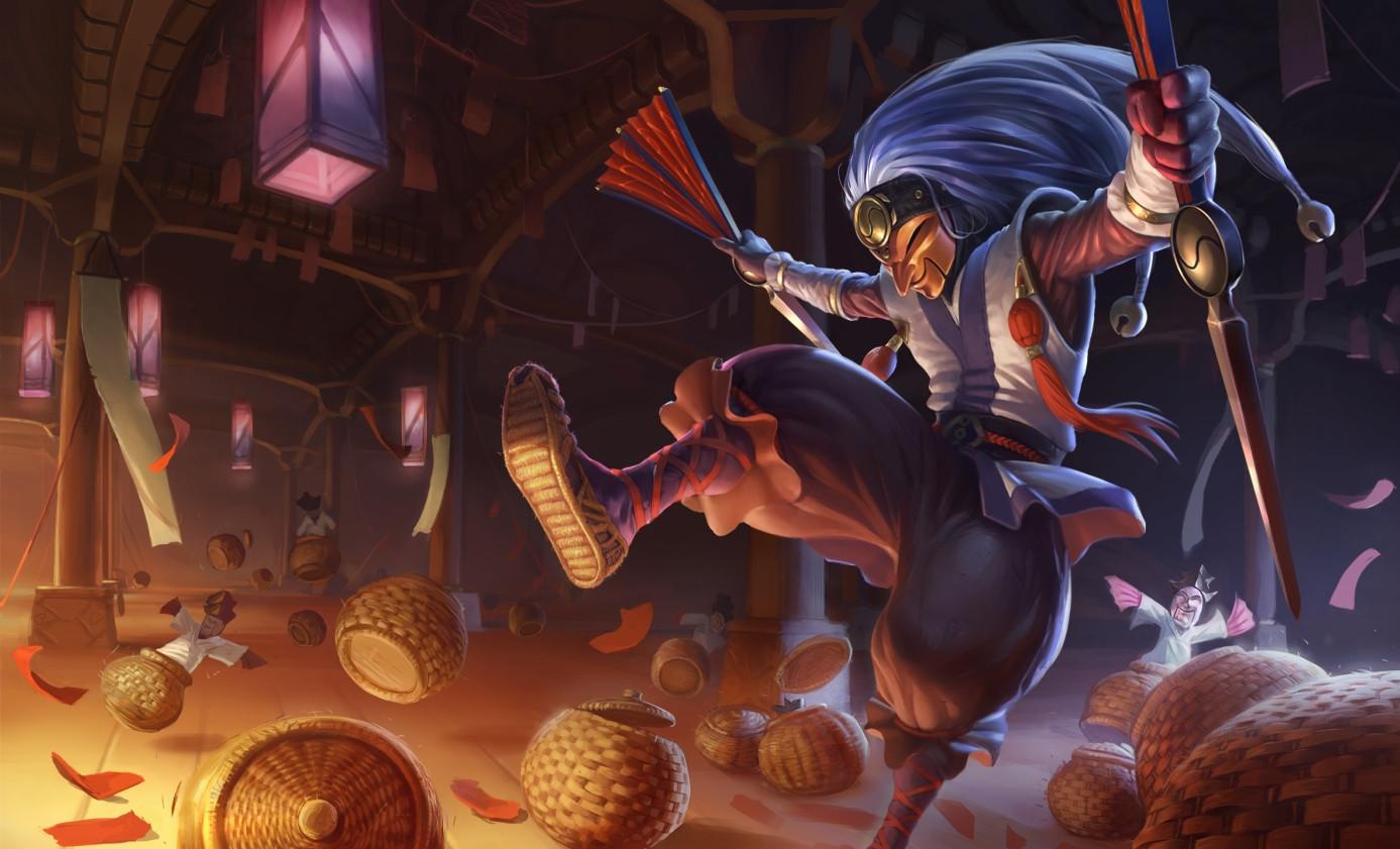 1387x841 Shaco of Legends Wallpaper