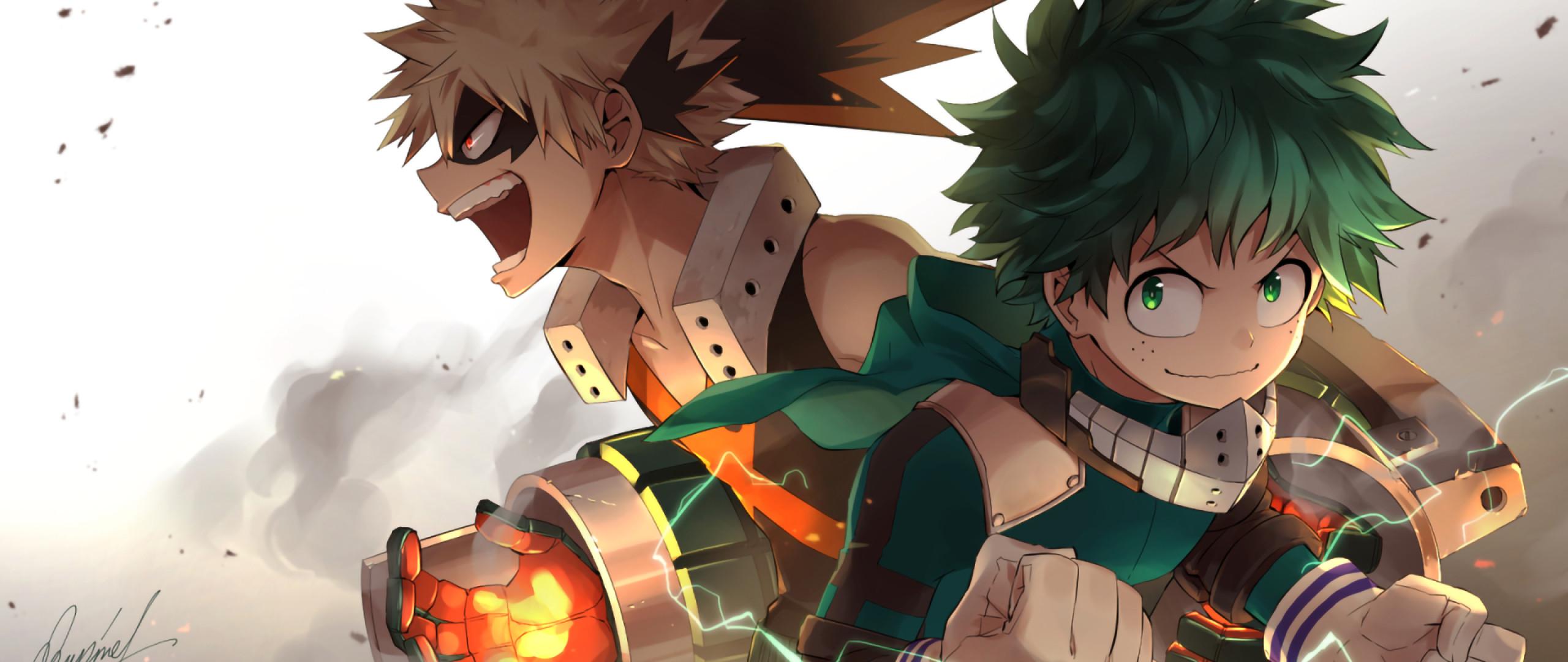 2560x1080 Izuku Midoriya and Katsuki Bakugou Art 2560x1080 Resolution Wallpaper, HD Anime 4K Wallpaper, Image, Photo and Background
