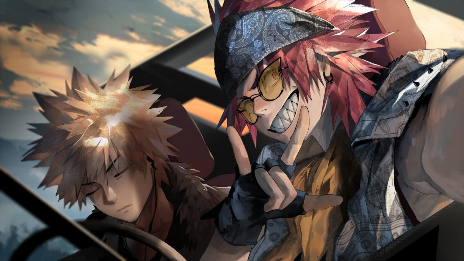 1920x1080 Katsuki Bakugou Eijiro Kirishima HD Wallpaper