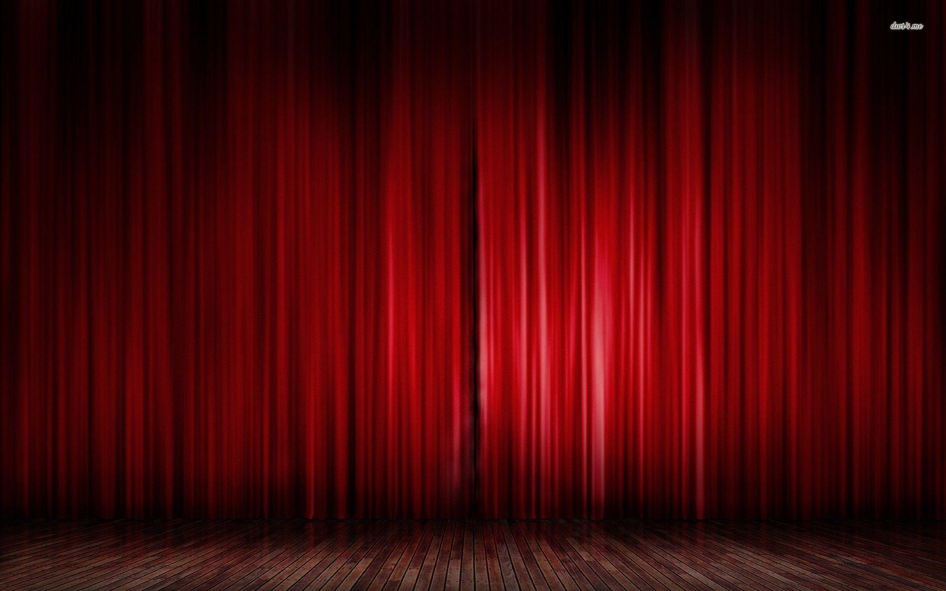 1920x1200 Stage Lighting Wallpaper. Red curtains, Red wallpaper, Stage curtains