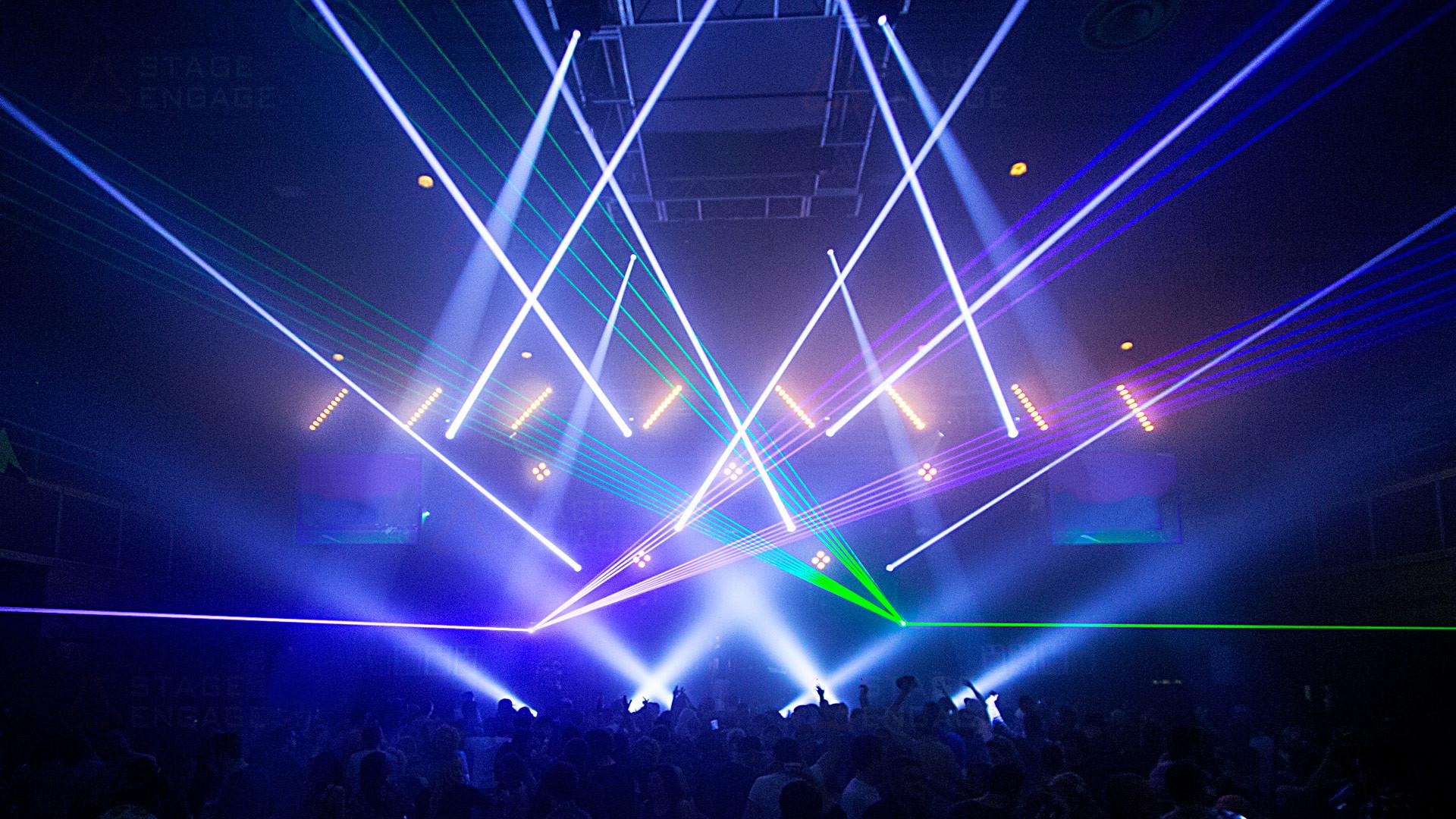 1920x1080 Empty Stage With Spotlight