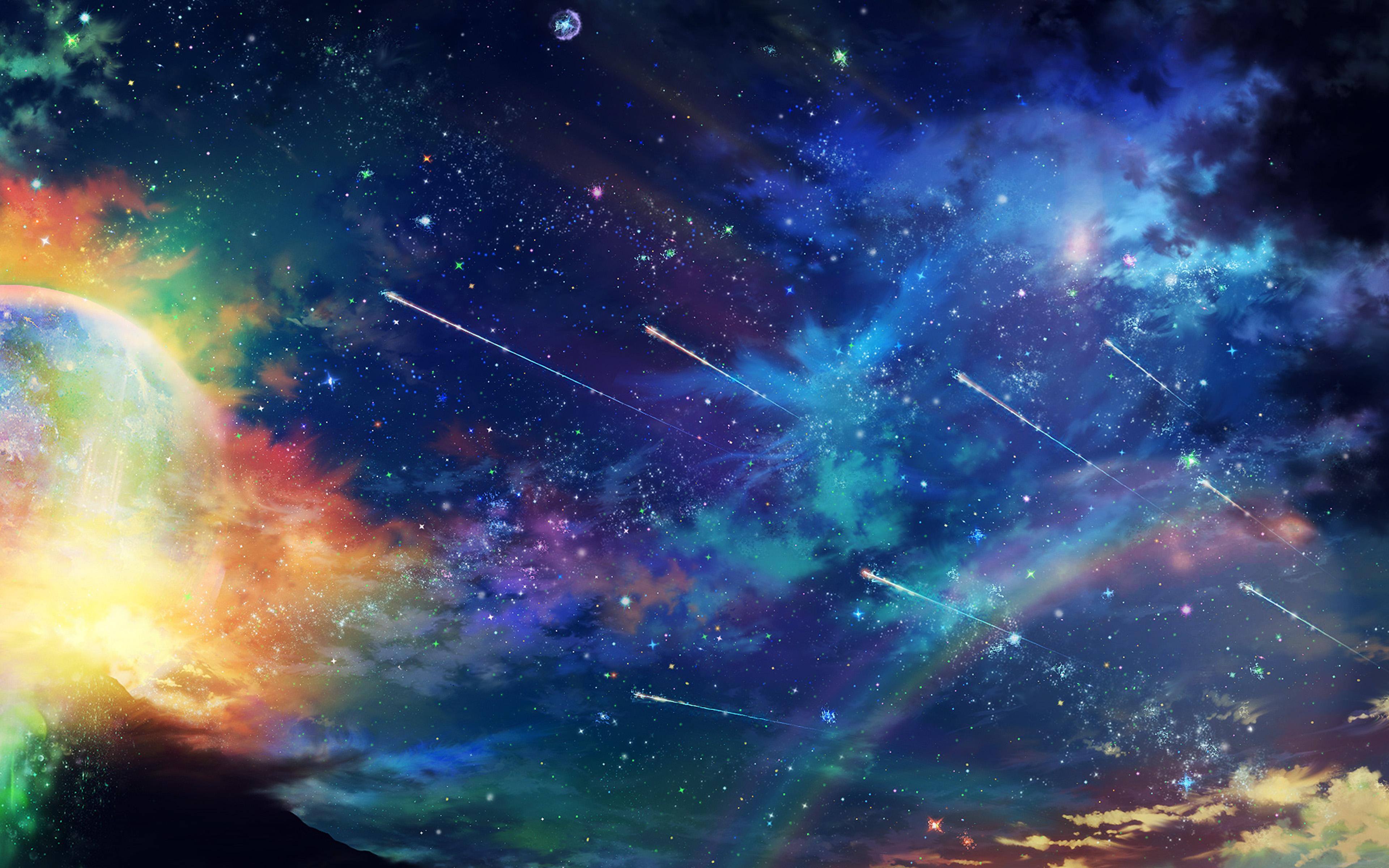 3840x2400 Macbook Pro Space Wallpaper HD
