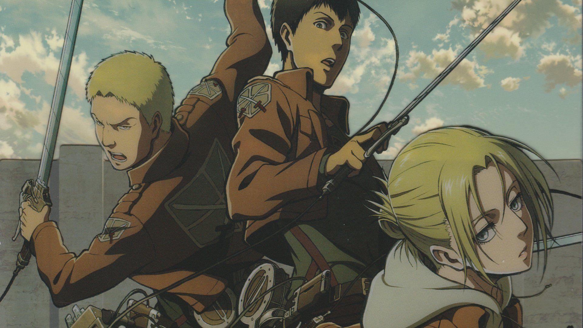 1920x1080 Anime Attack On Titan Annie Leonhart Reiner Braun Bertholdt Fubar Wallpaper. Attack on titan, Attack on titan anime, Anime