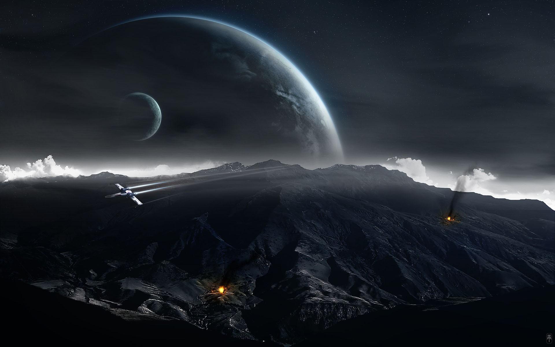 1920x1200 Apple Space Wallpaper HD