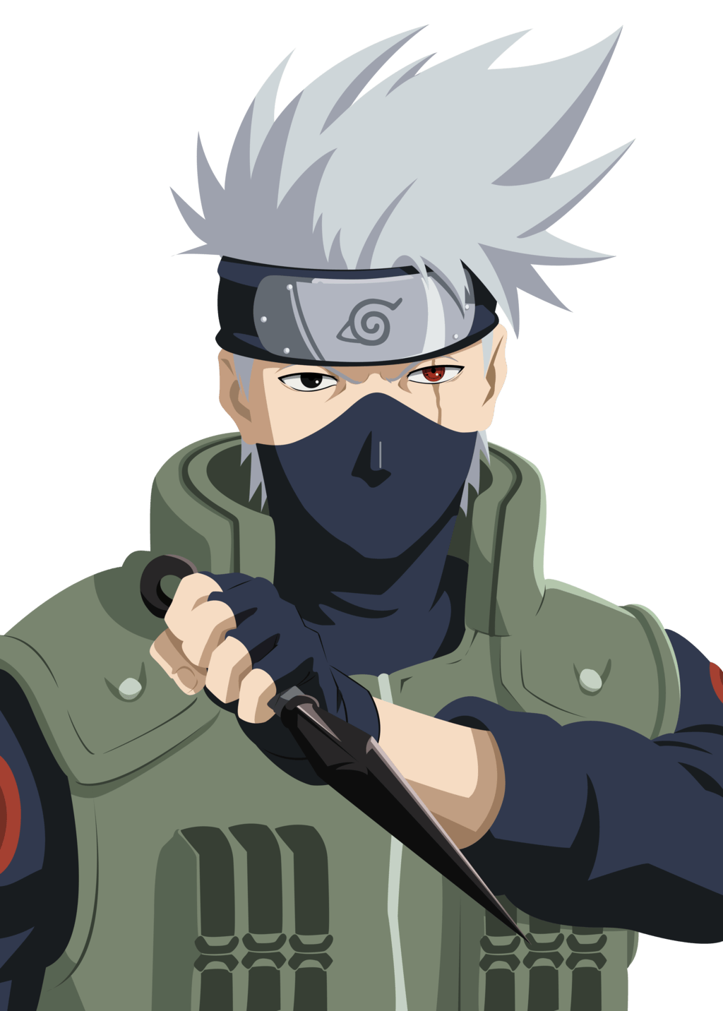1024x1432 Vector Kakashi Hatake