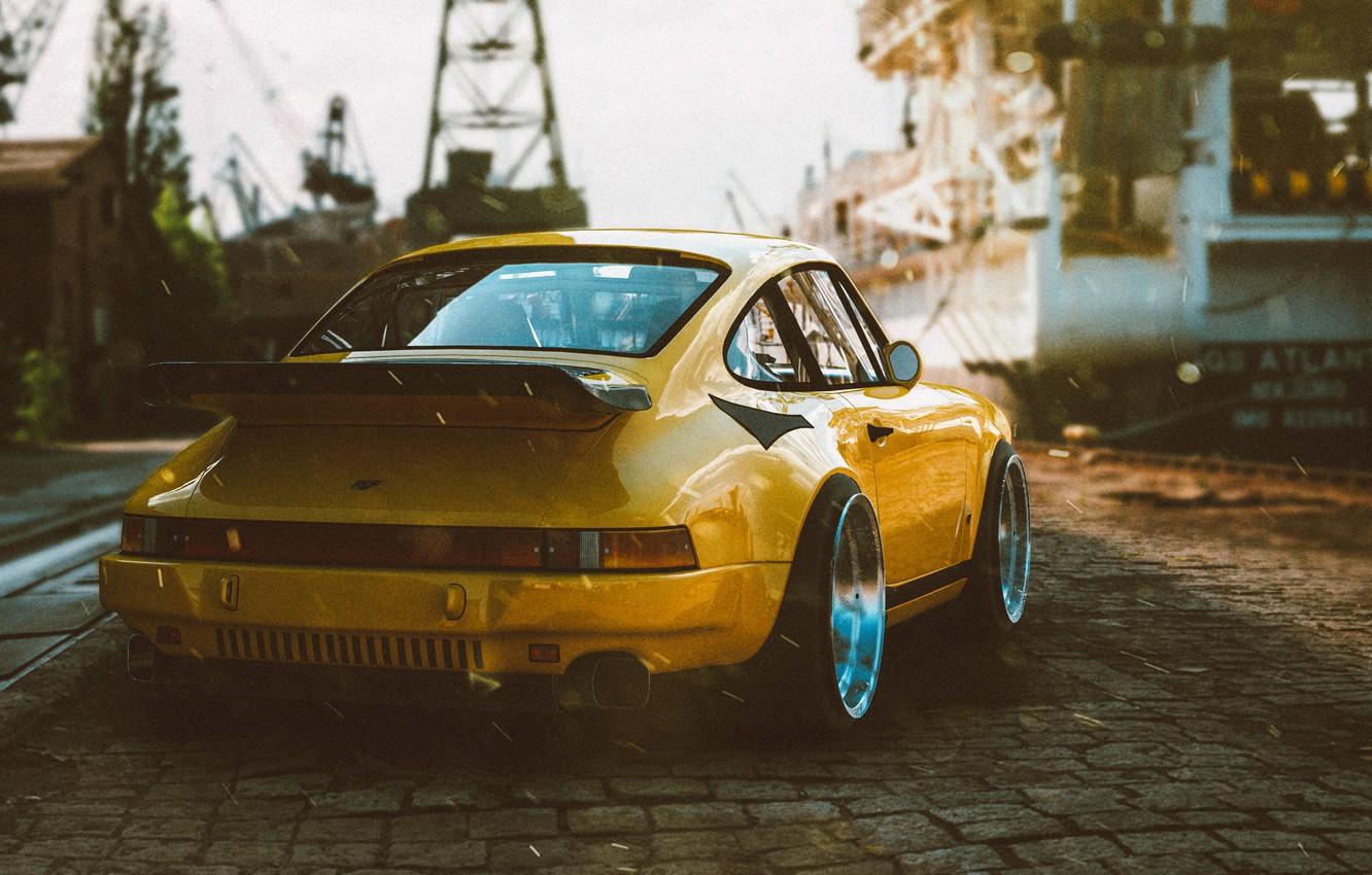 retro car porsche 911 wallpaper