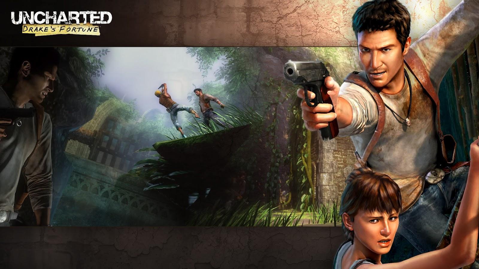 1600x900 Free download Uncharted1wallpaper4 Uncharted 1 Wallpaper in HD 1080p [1600x900] for your Desktop, Mobile & Tablet. Explore Uncharted 2 Wallpaper. Nathan Drake Wallpaper, Uncharted 4 Wallpaper, Uncharted Wallpaper HD