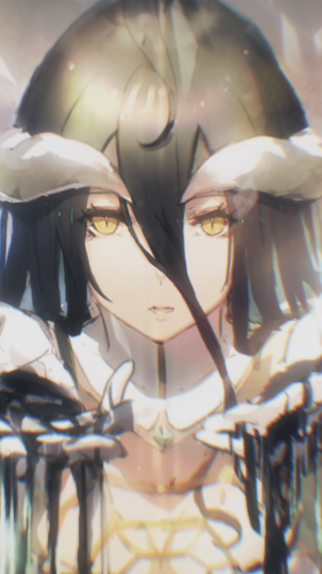 1080x1920 Overlord Albedo Wallpaper Phone