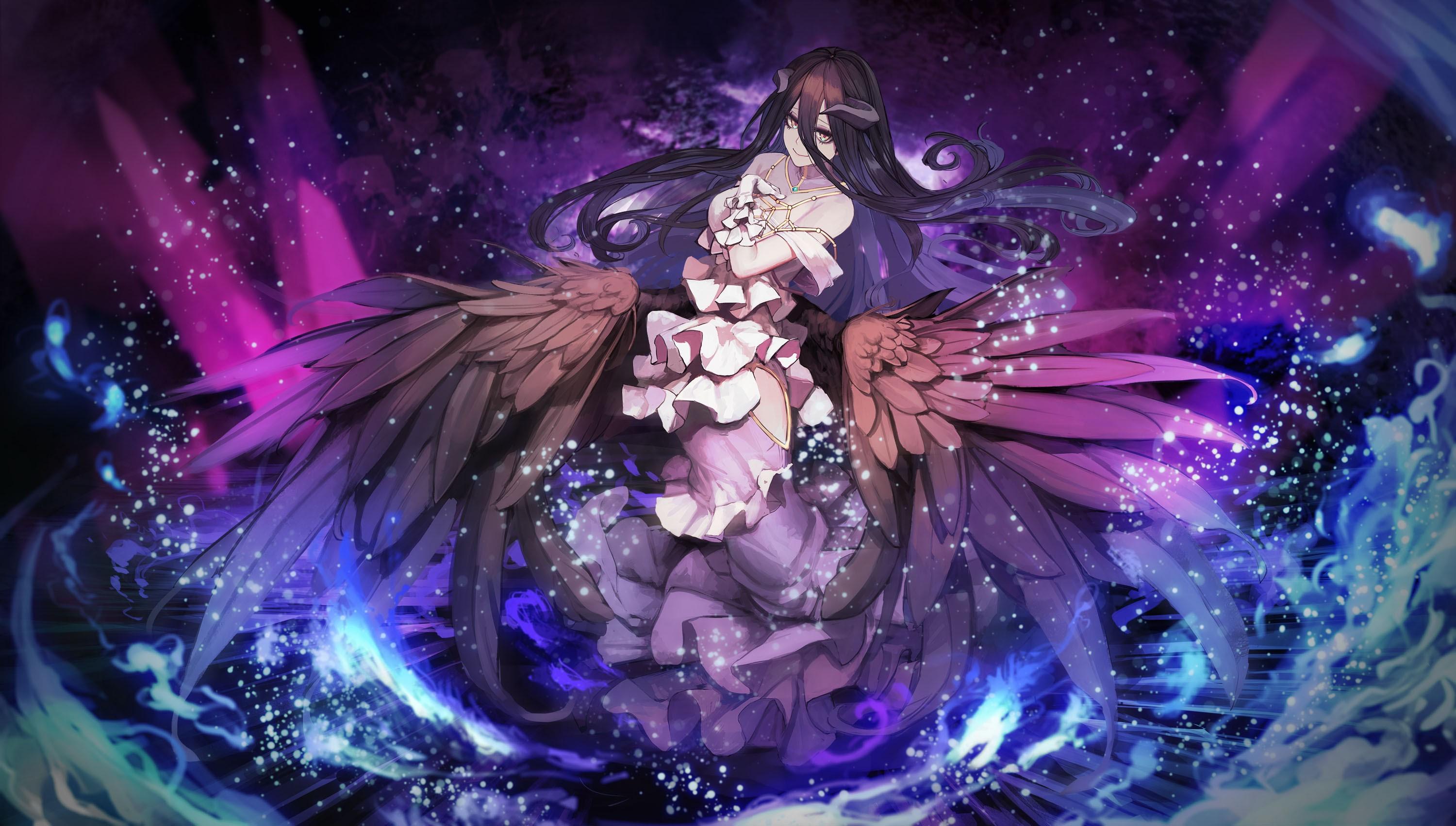 3000x1703 HD Wallpaper for theme: Albedo (OverLord) HD wallpaper, background
