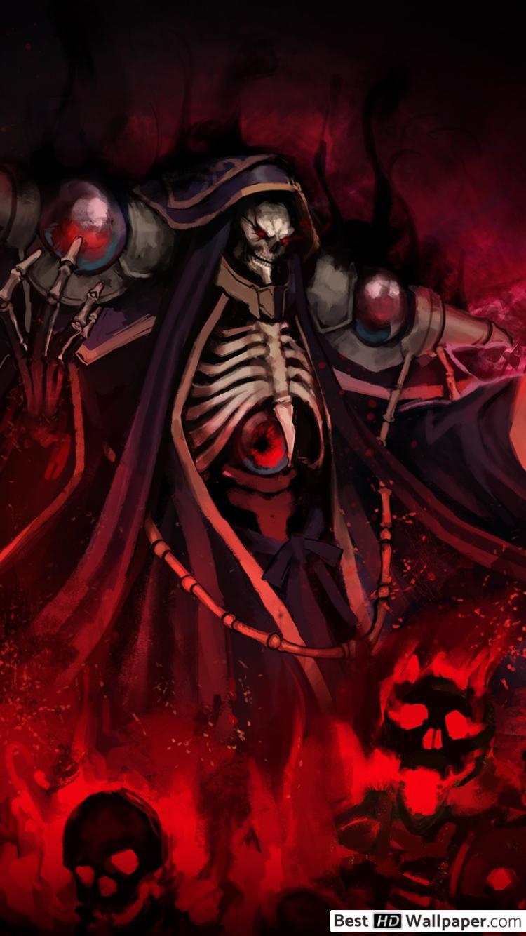 750x1334 Overlord Ooal Gown The Undead King HD wallpaper download