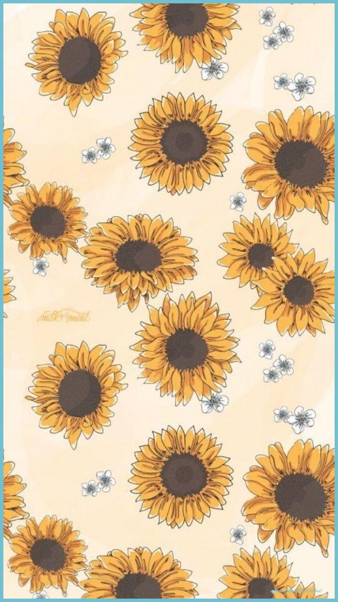698x1241 Aesthetic Sunflower Wallpaper Desktop Wallpaper Pinterest