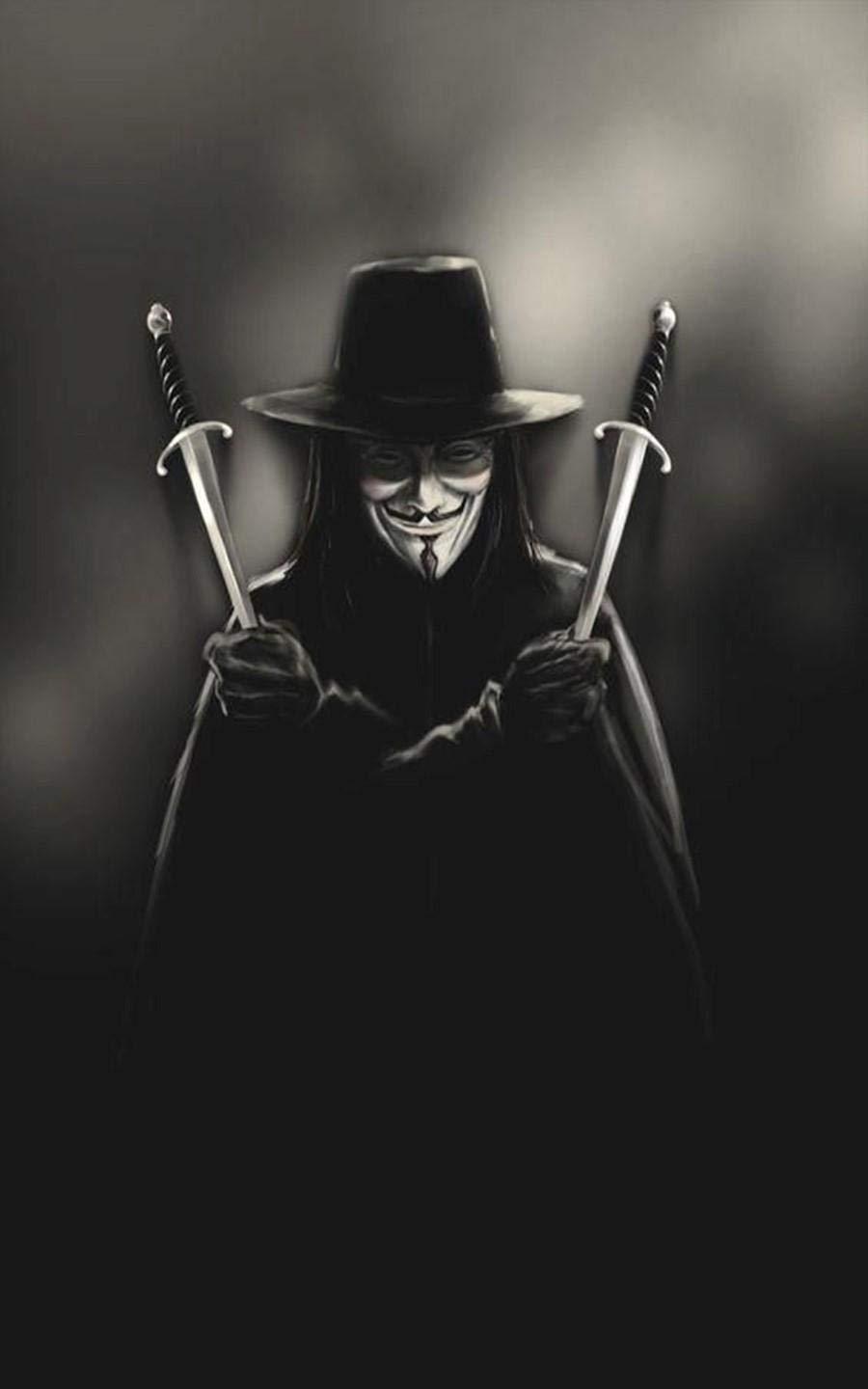 900x1440 V for Vendetta Poster Wall Decor Wall Print Wallpaper Home Decor Wall Accessories V for Vendetta Movie Wall Art : Handmade Products