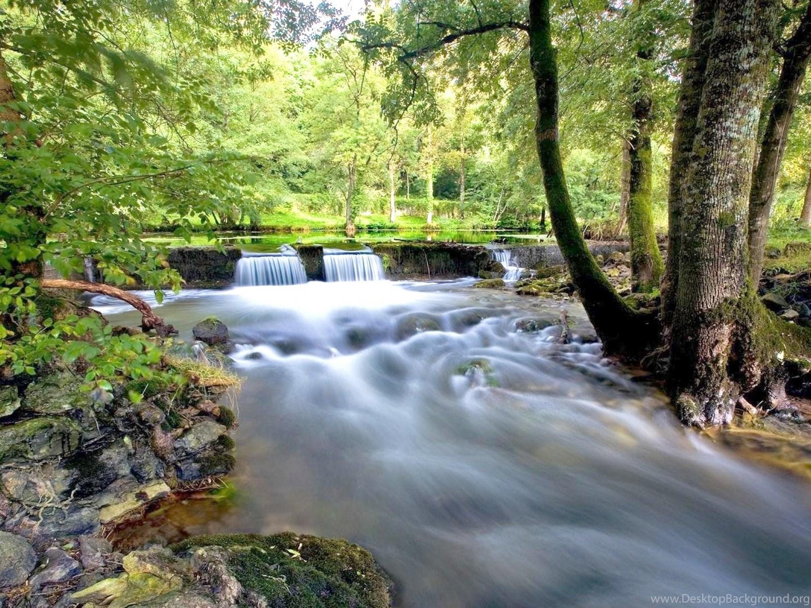 1600x1200 Flowing Water River Wallpaper. Desktop Background