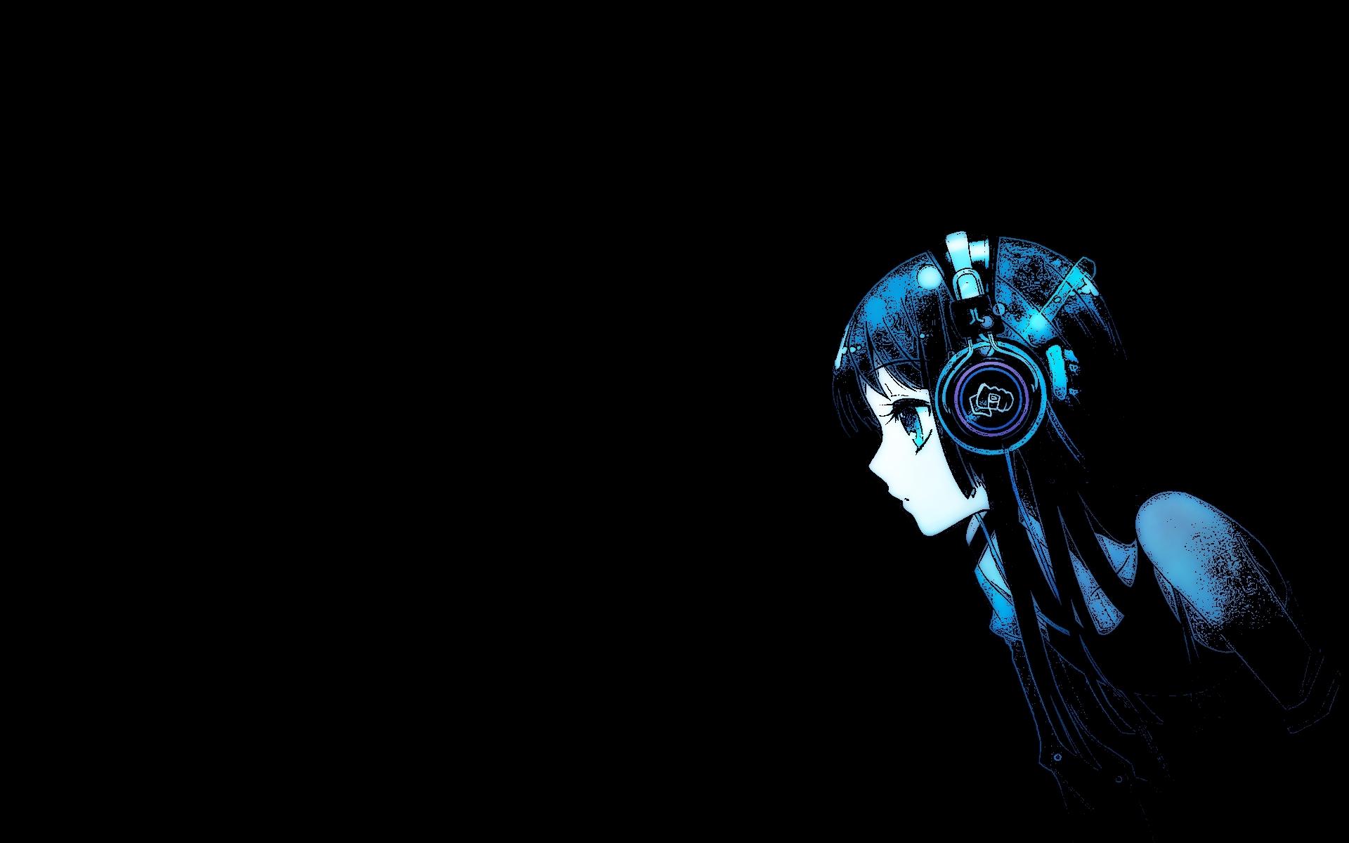 Anime Girl with Headphones Wallpapers  Top Free Anime Girl with Headphones  Backgrounds  WallpaperAccess