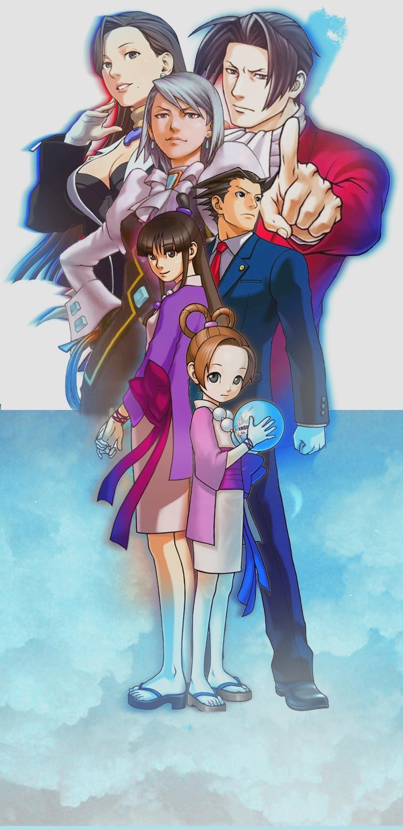 800x1644 I made some phone wallpaper what do you think about it :) ? I'm planning to do more: AceAttorney