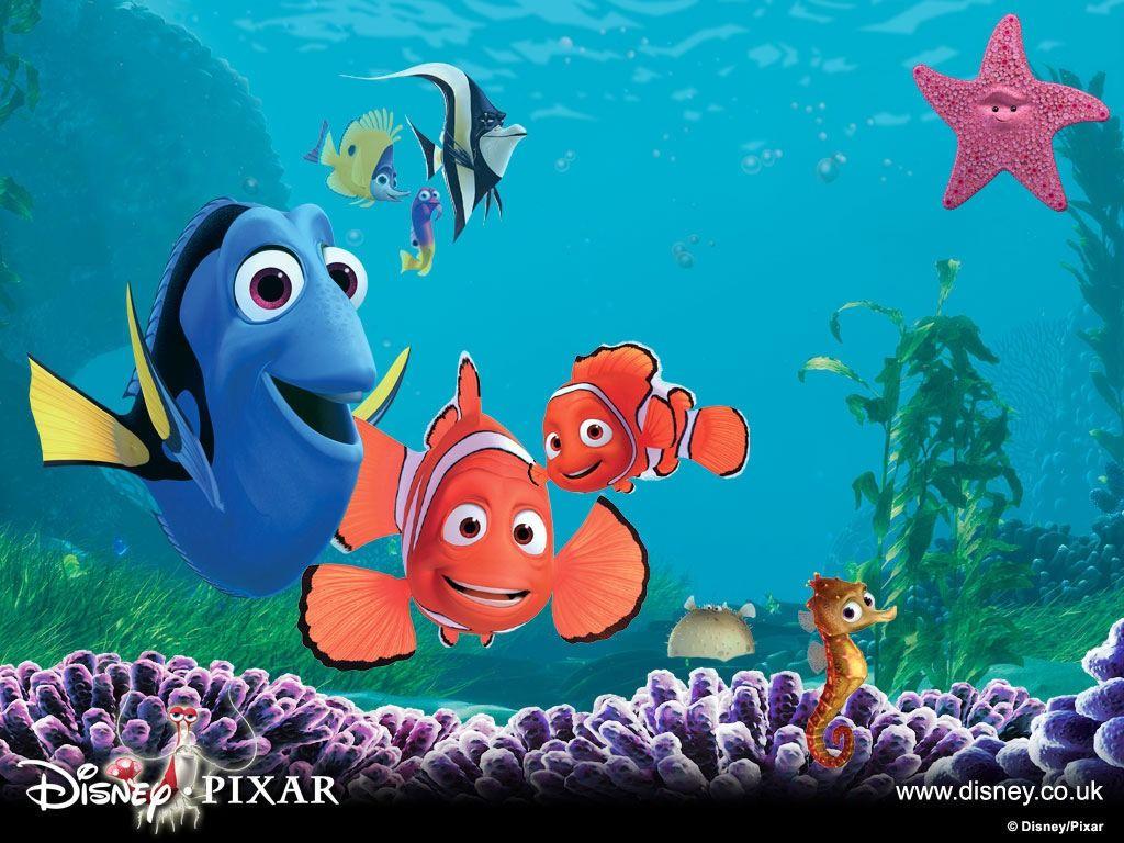 1024x768 Finding Nemo Background