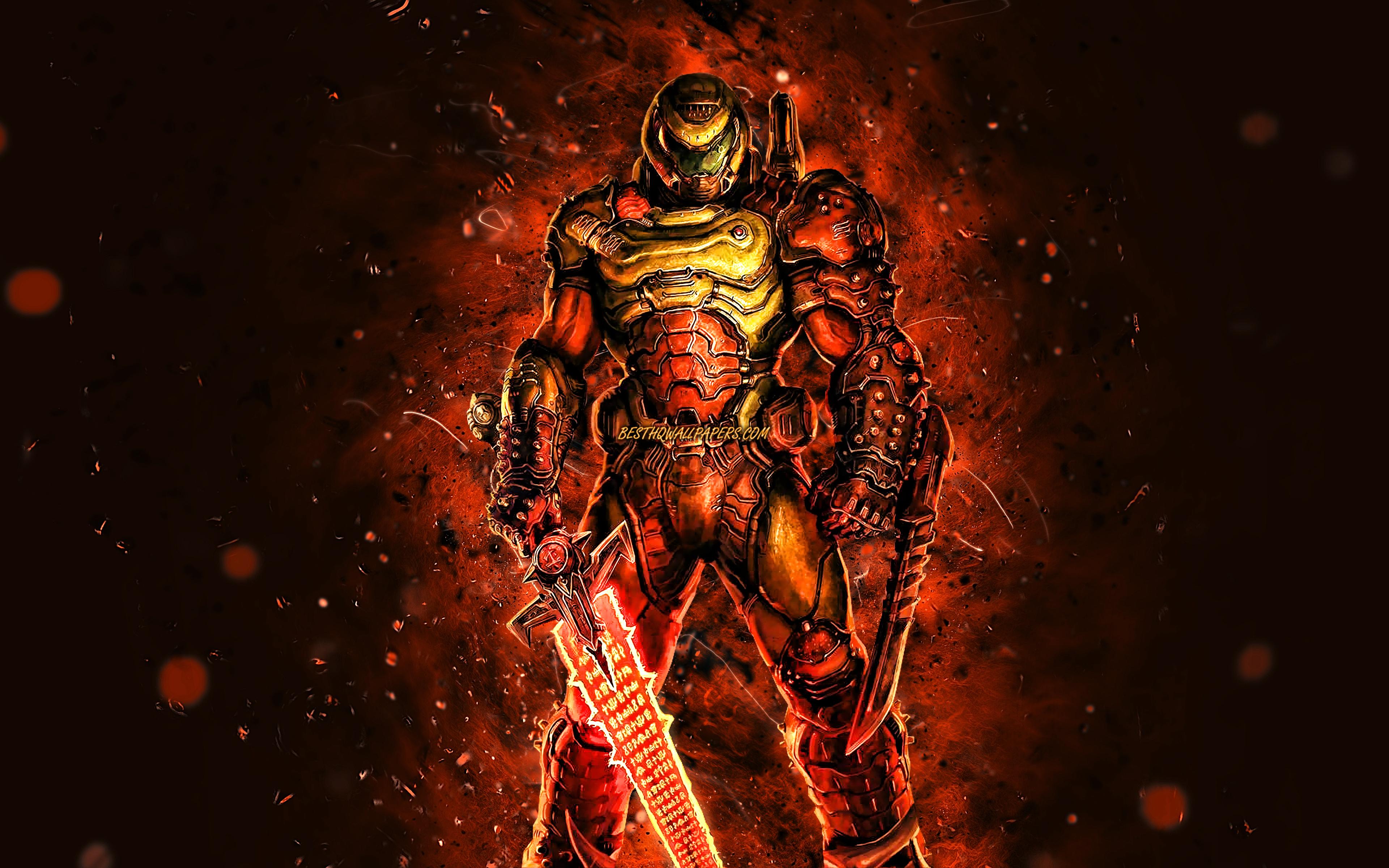 Doom Slayer 4K Wallpapers Top Free Doom Slayer 4K Backgrounds 