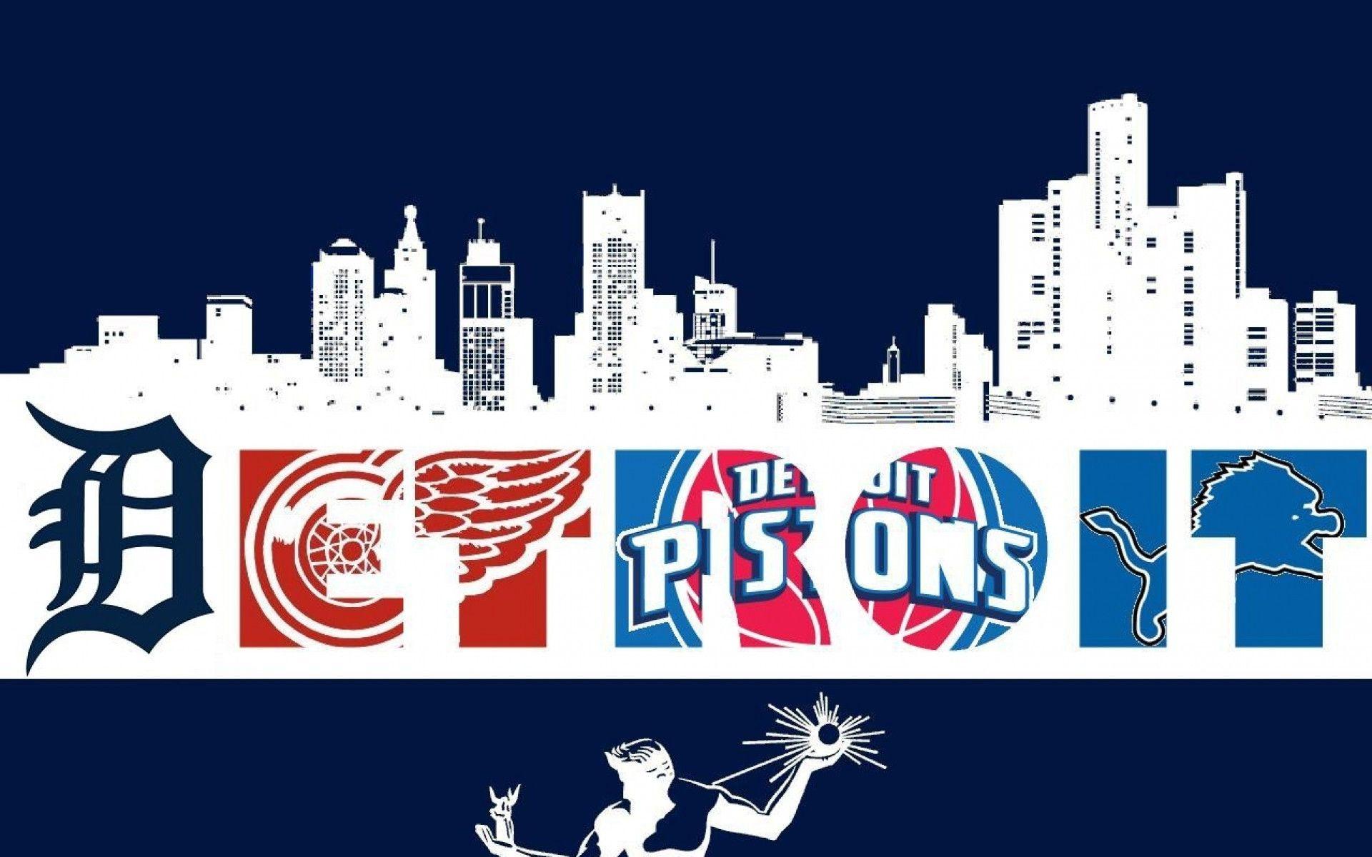 1920x1200 Detroit Skyline Wallpaper background picture