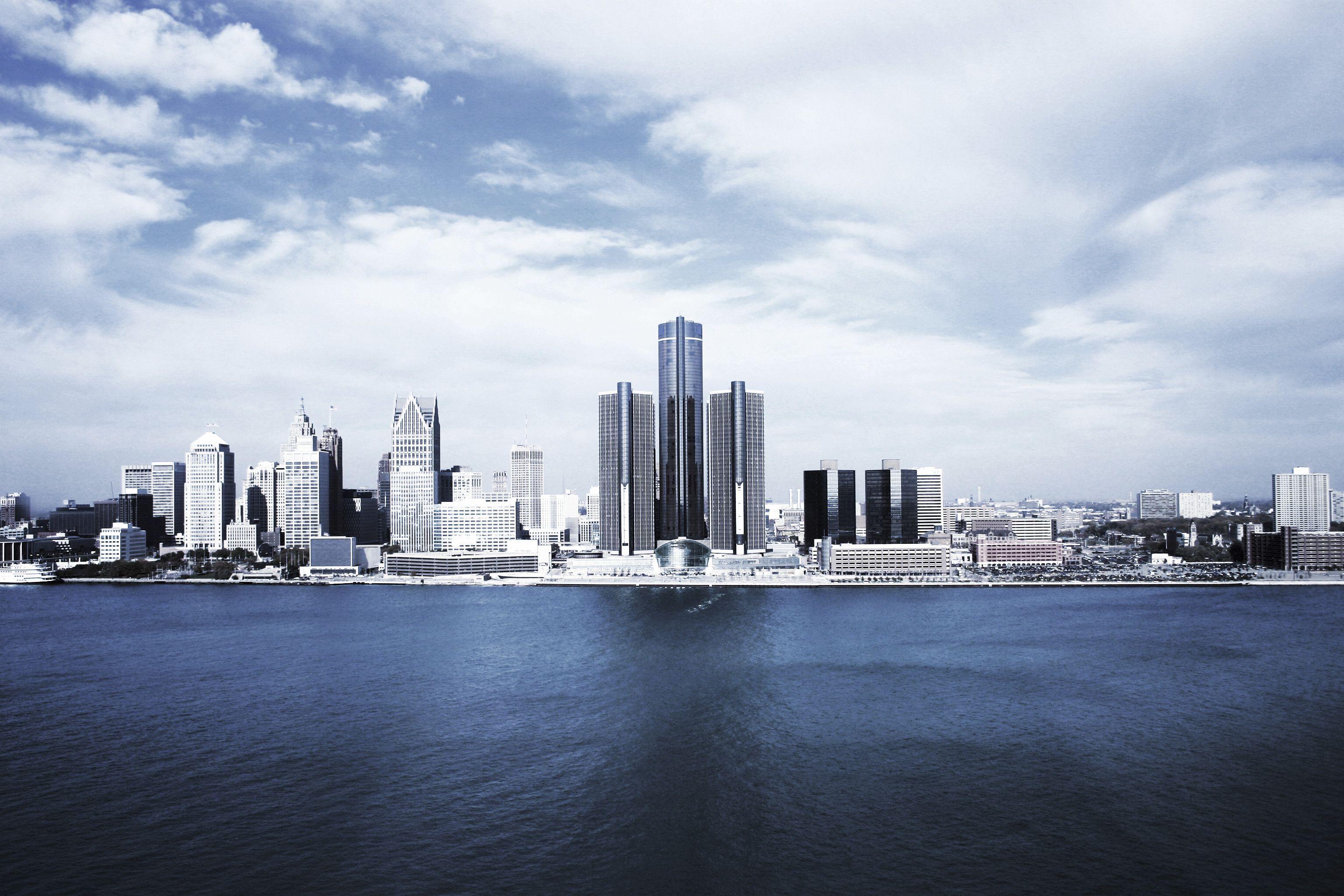 3072x2048 Detroit Skyline Wallpaper