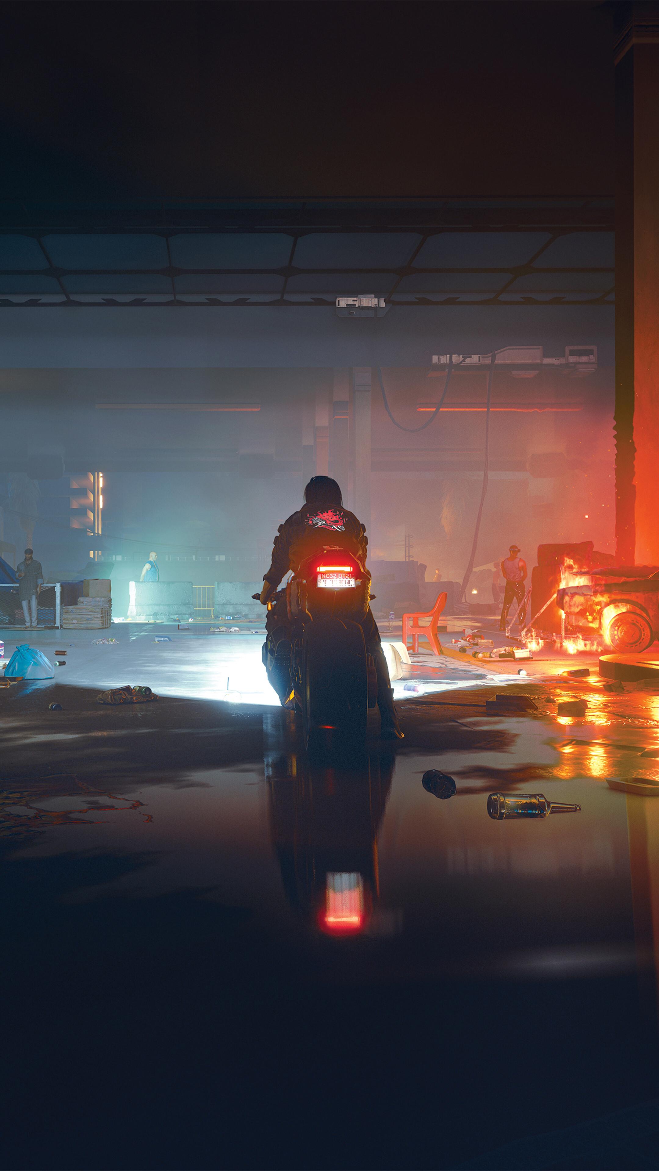 2160x3840 Cyberpunk Motorcycle, 4K phone HD Wallpaper, Image, Background, Photo and Picture. Mocah HD Wallpaper
