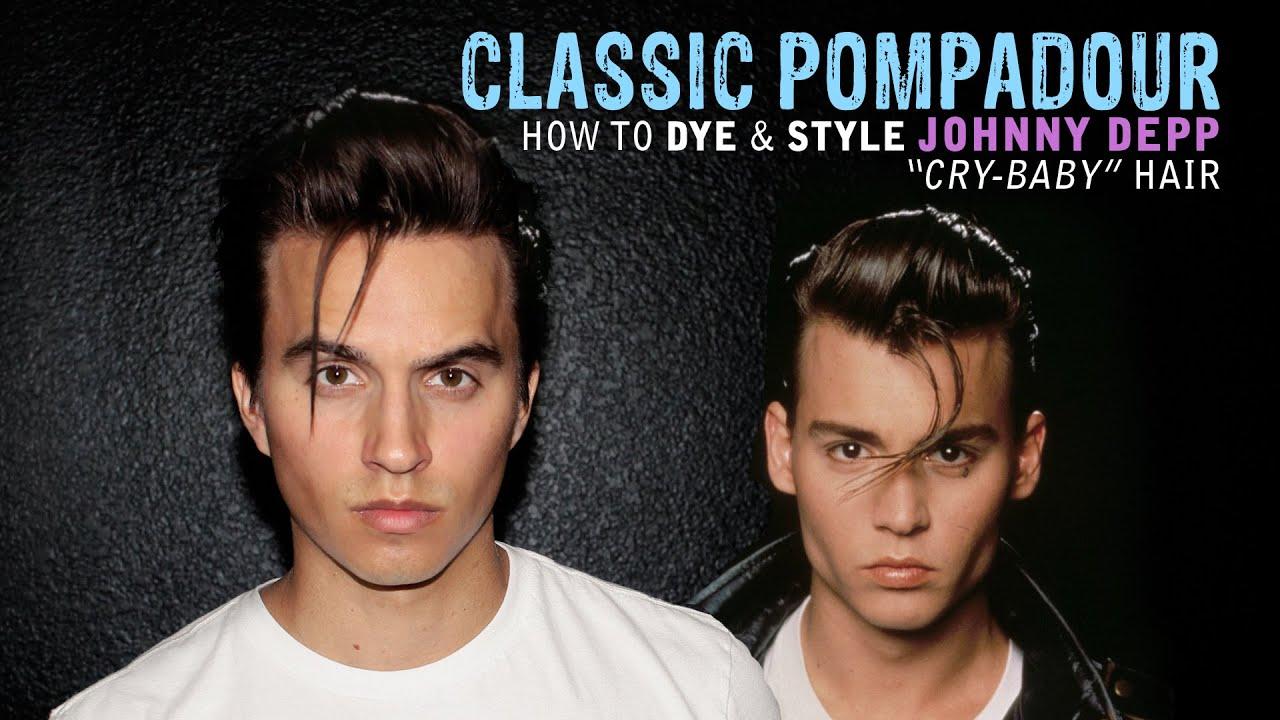 1280x720 Pompadour. Mens Hair. Johnny Depp Cry Baby Hairstyle. Baby hairstyles, Johnny depp cry baby, Baby haircut