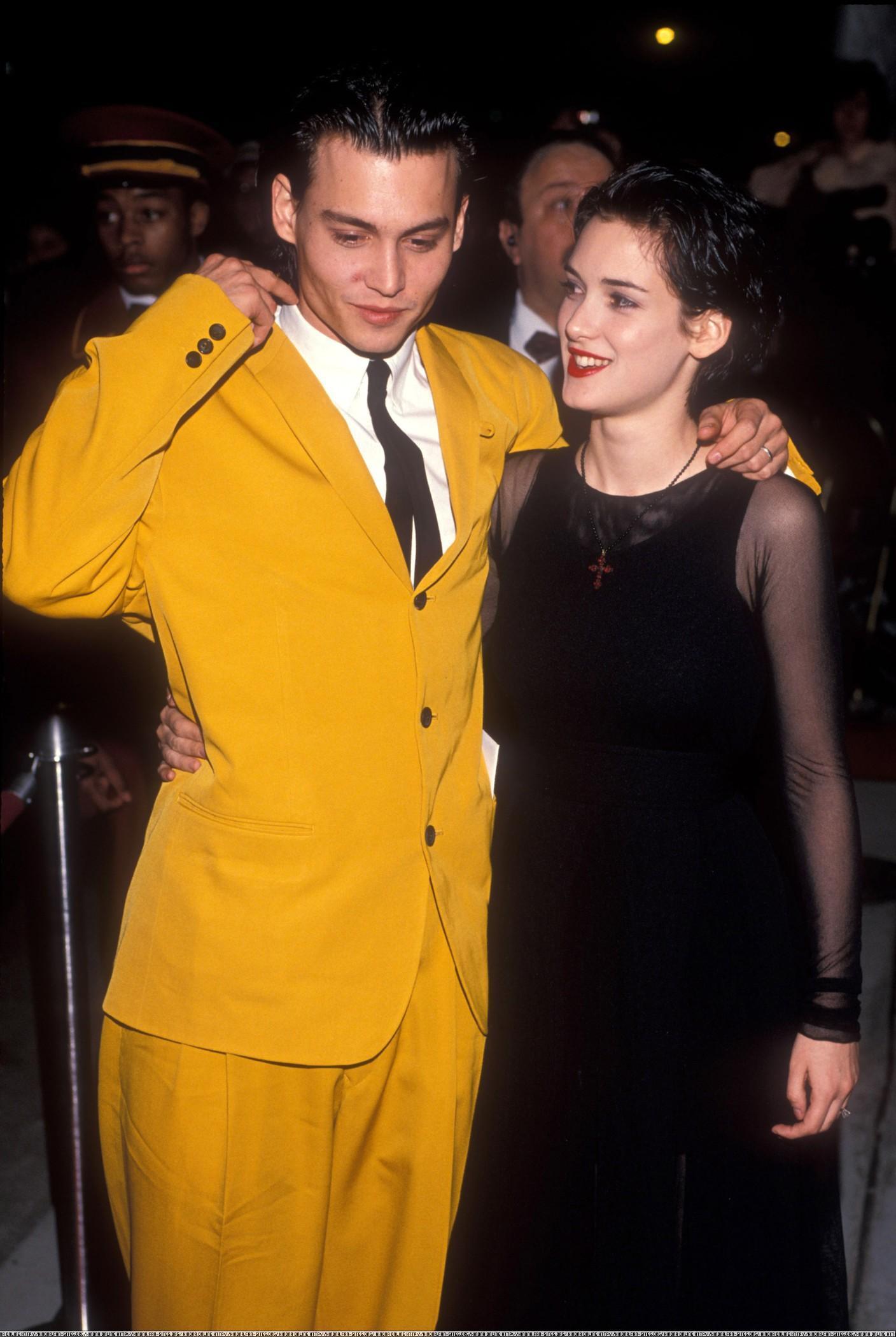 1408x2100 Cry Baby Premiere DEPP & WINONA RYDER Photo