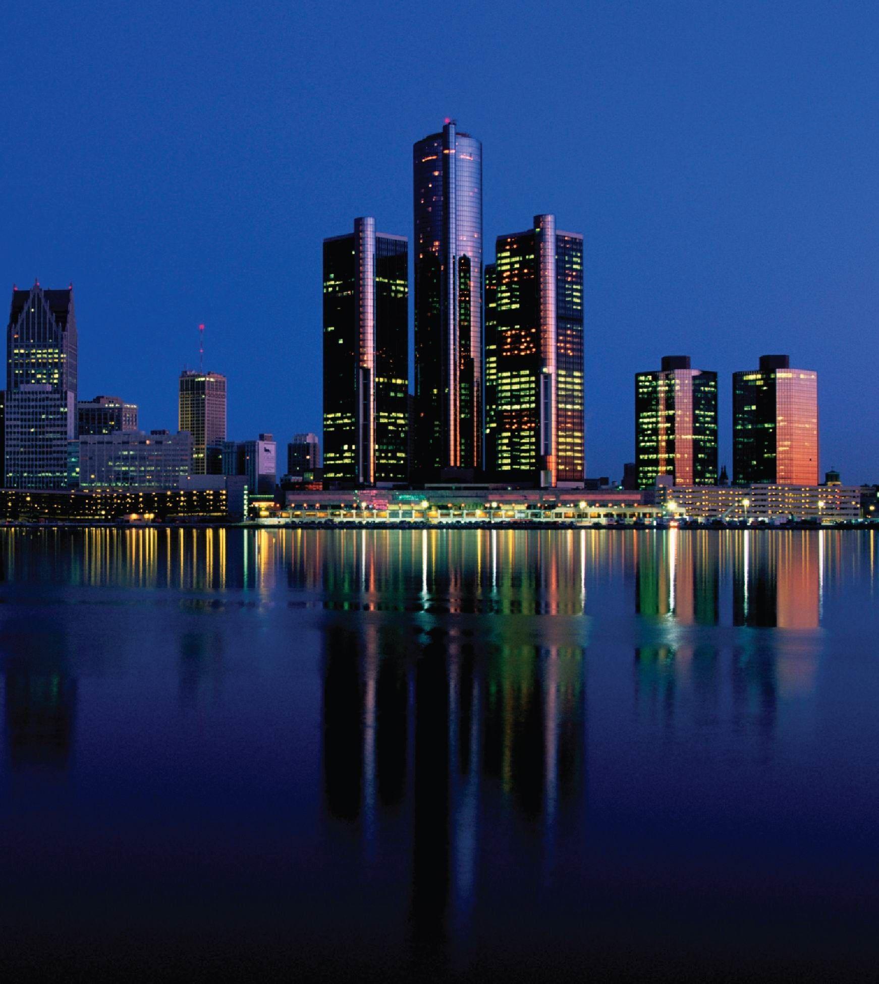 1742x1952 Detroit Skyline Wallpaper background picture