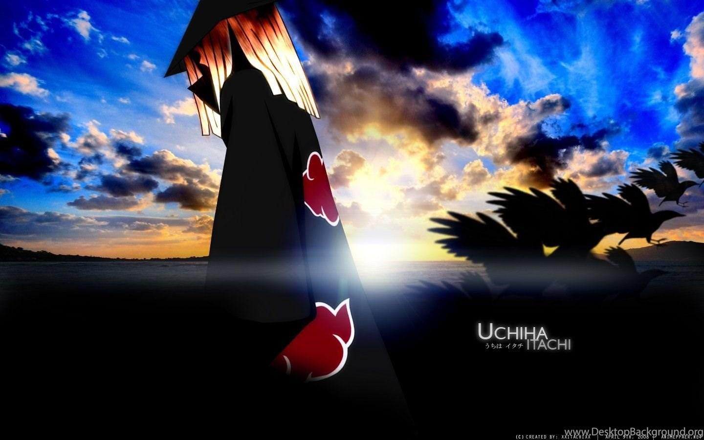 1440x900 Naruto Shippuden Akatsuki Uchiha Itachi Sharingan Wallpaper. Desktop Background