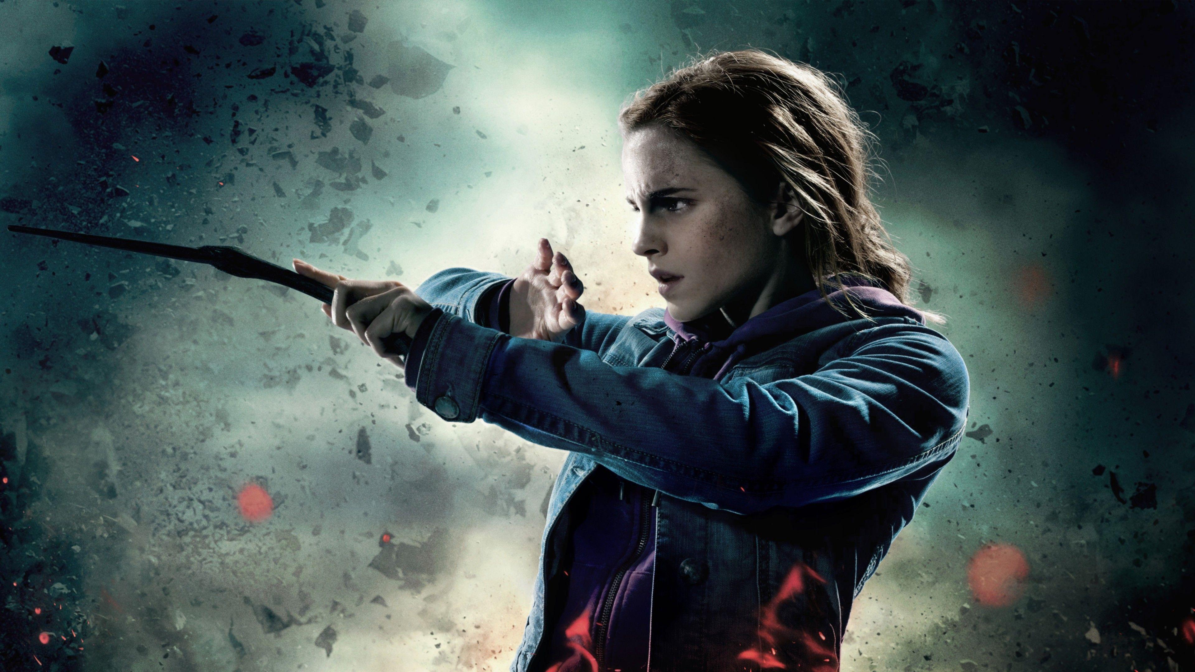 3840x2160 Wallpaper Harry Potter, Deathly Hallows, Part Hermione, Emma